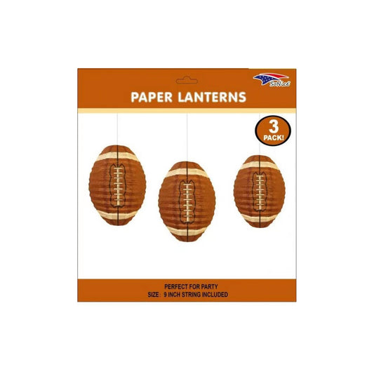 3Pcs 10"Lantern Football 96Set/Cs
