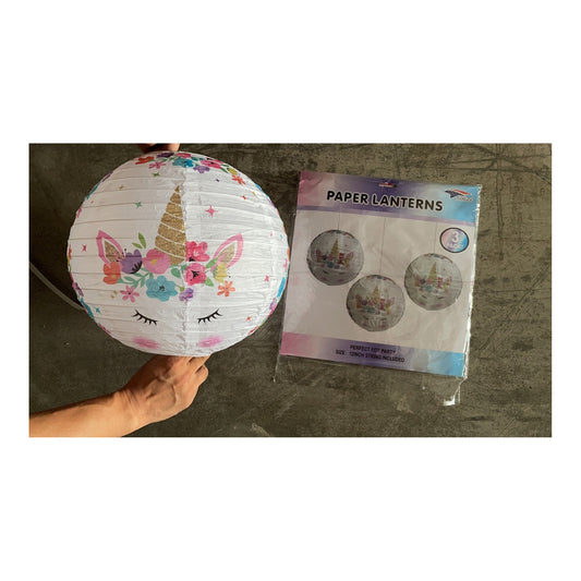 3Pc Lantern Loteria 96/case
