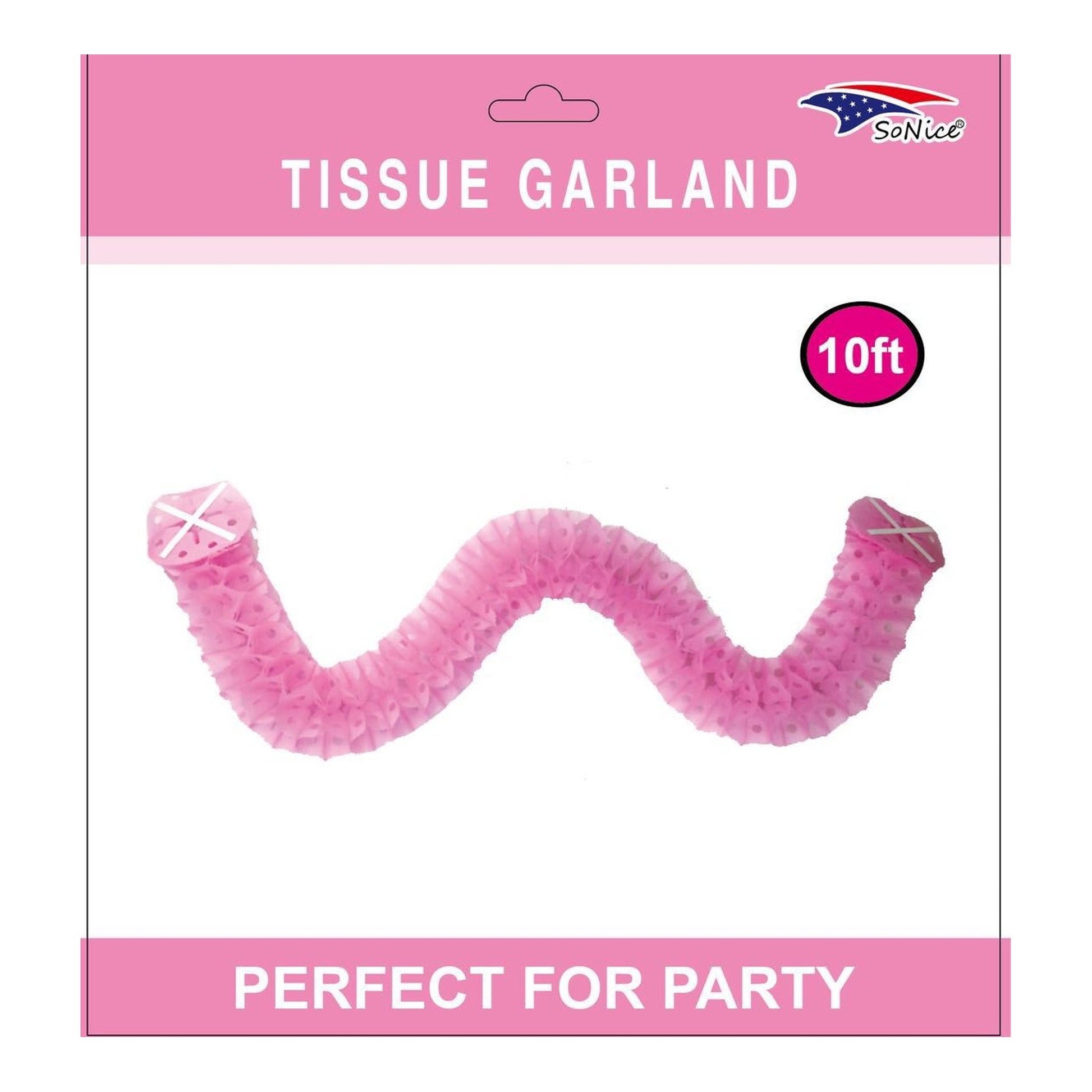 (c) 9"×12" Garland Light Pink