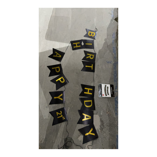 Banner Happy Birthday 21Th