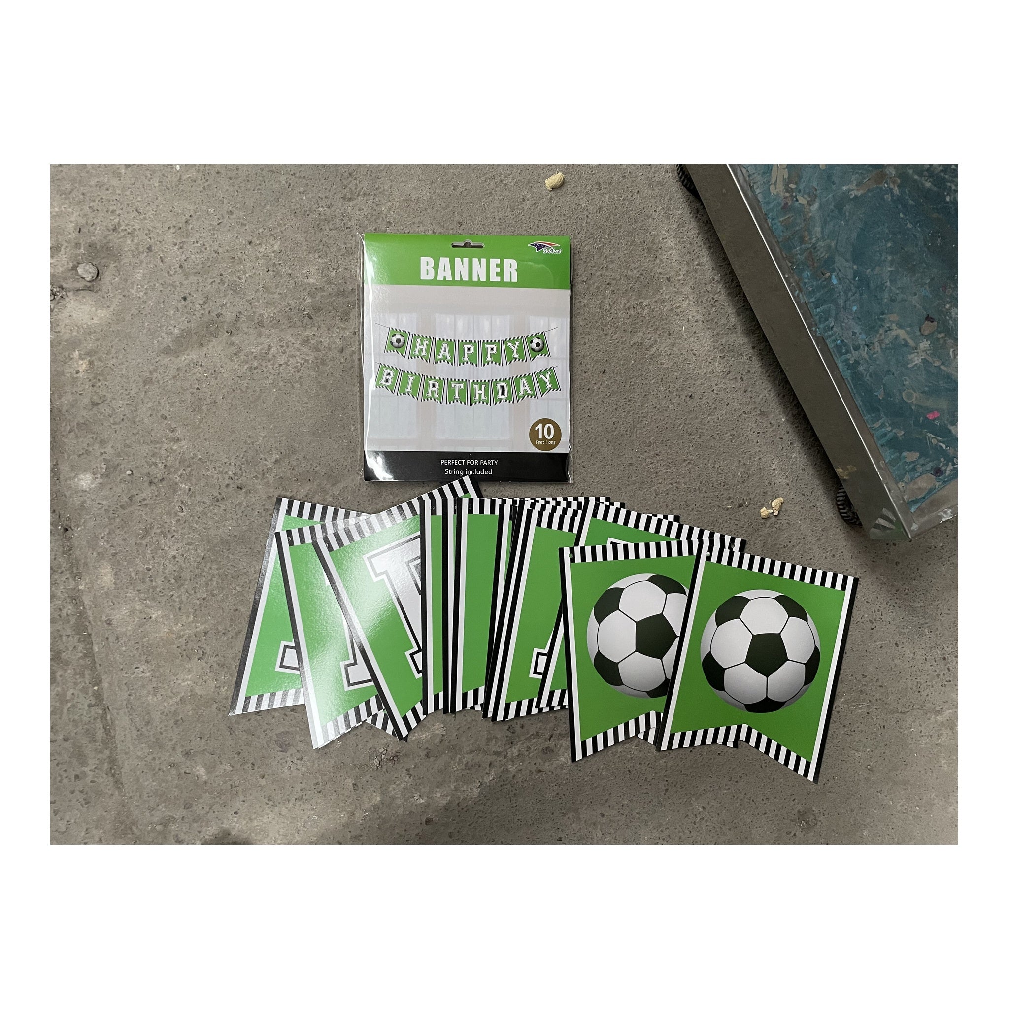 Happy Birthday Banner Soccer