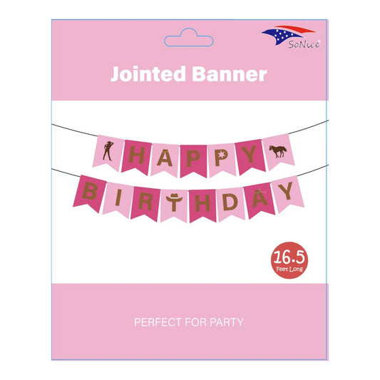 Banner Happy Birthday Cowgirl