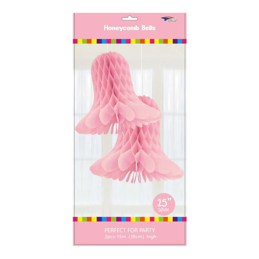 (c) 15" 2pc Happy Birthday Light Pink