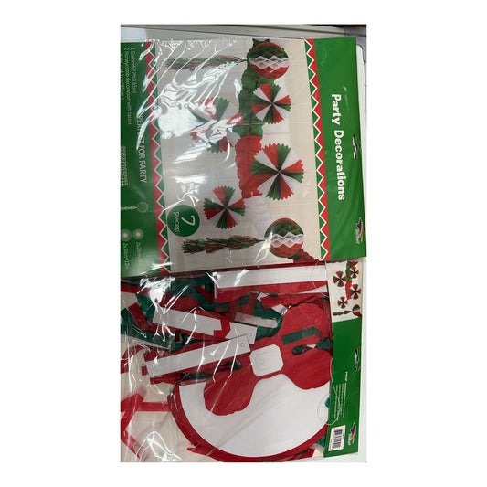 7Pcs Tissue Decoration Set Mexico 48Set/Cs