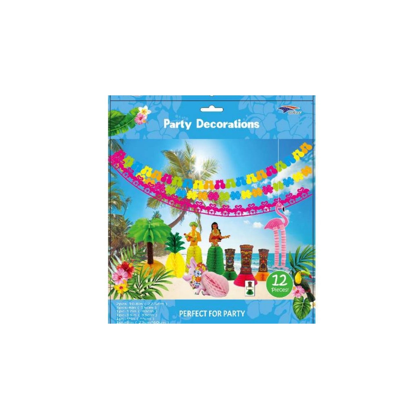 12Pcs Aloha D?Cor Set 48Set/Cs