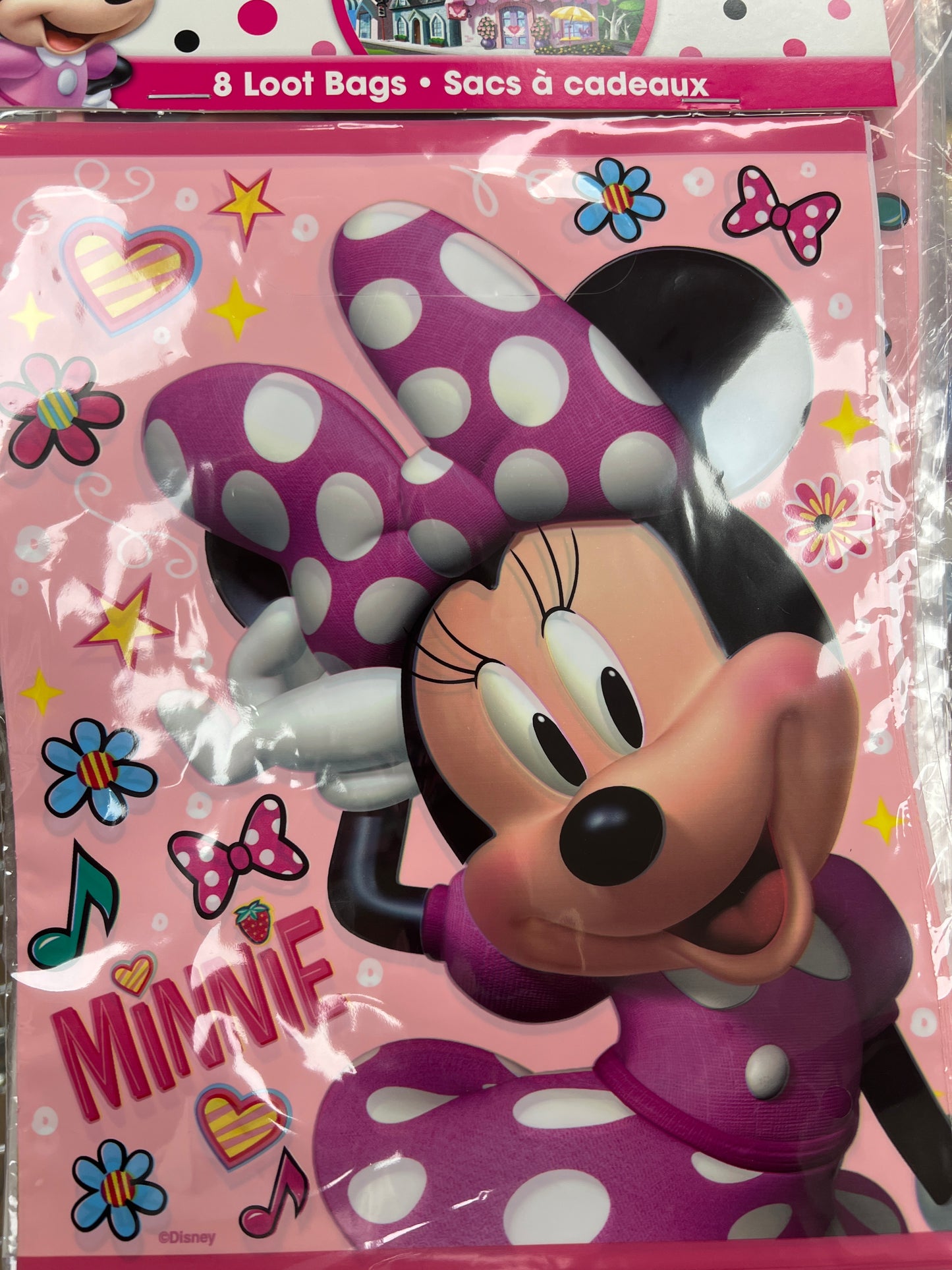 Minnie Mouse Loot Bags 8ct