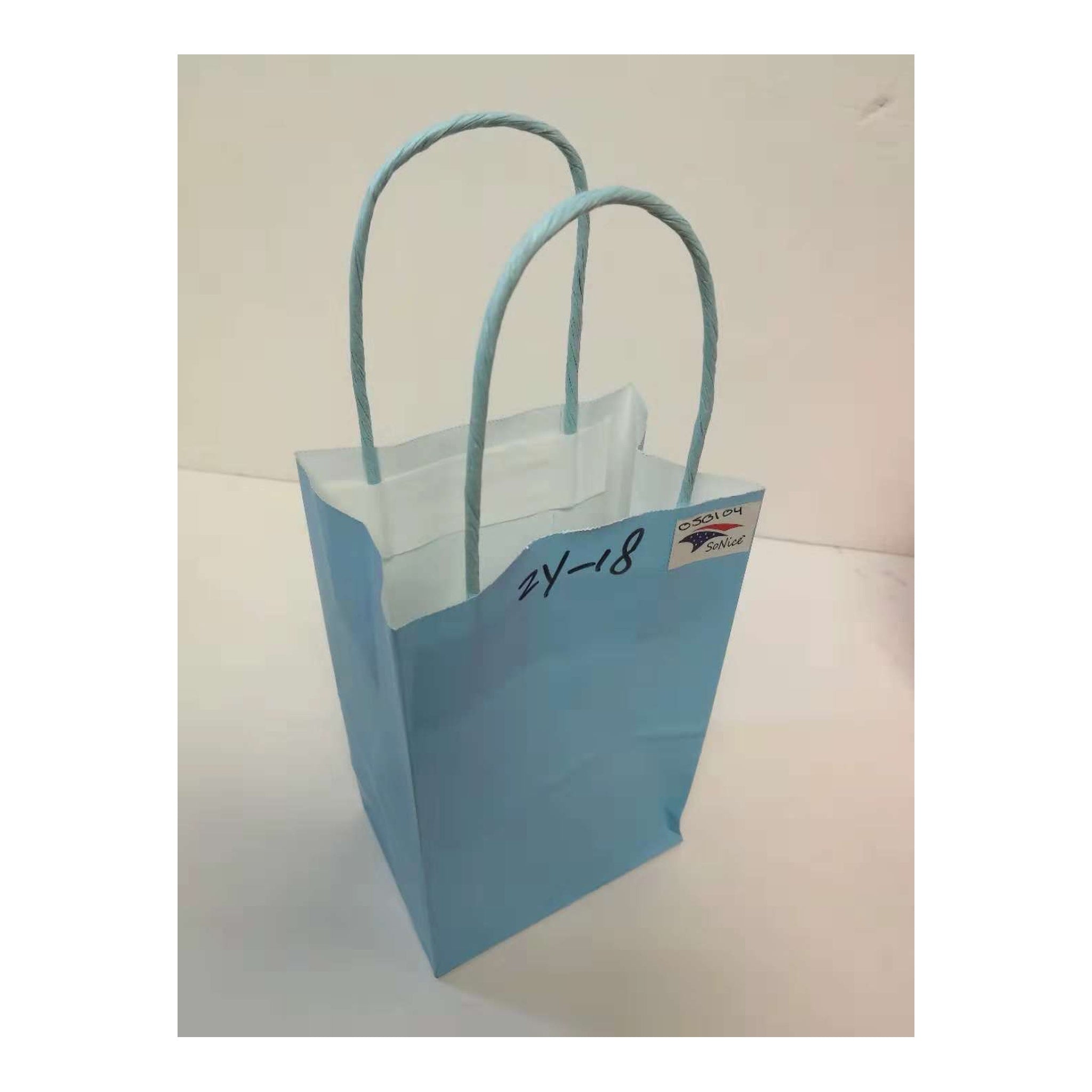 (c) 5"×8" Craft Bags Light Blue