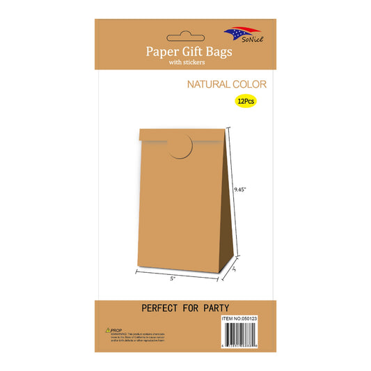 5" x 8"Craft Bags/Stickers Nature