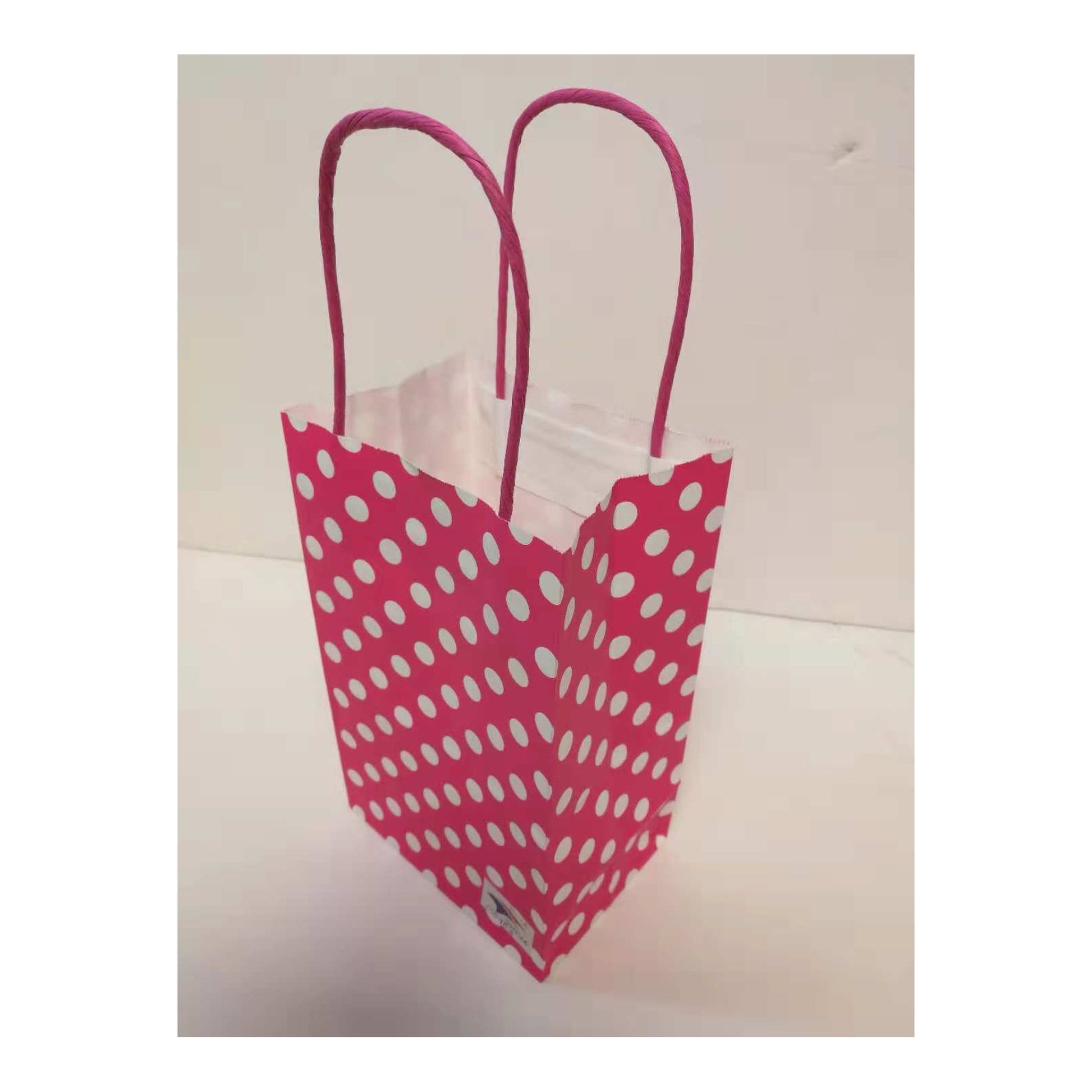 (c) Craft Bag Dots Fuchsia