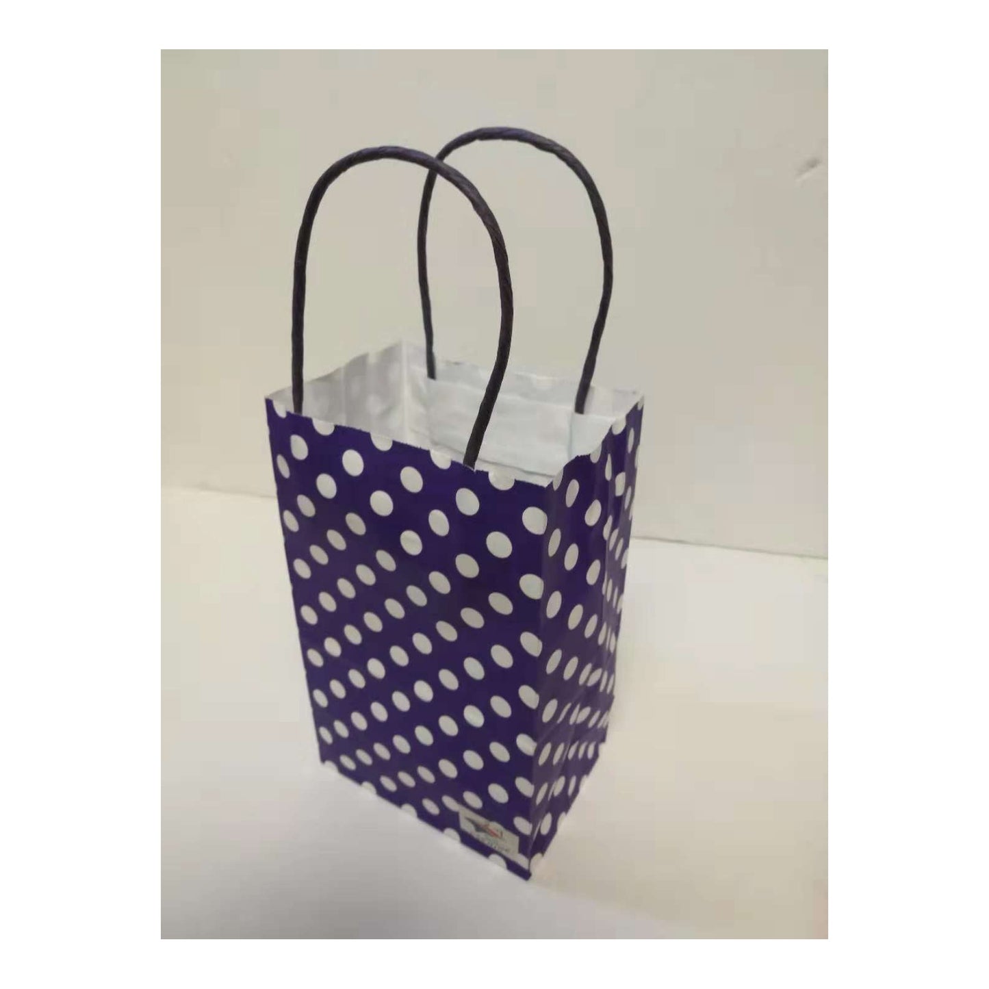 Z-9 5" x 8"Craft Bag Polka Dots Purple