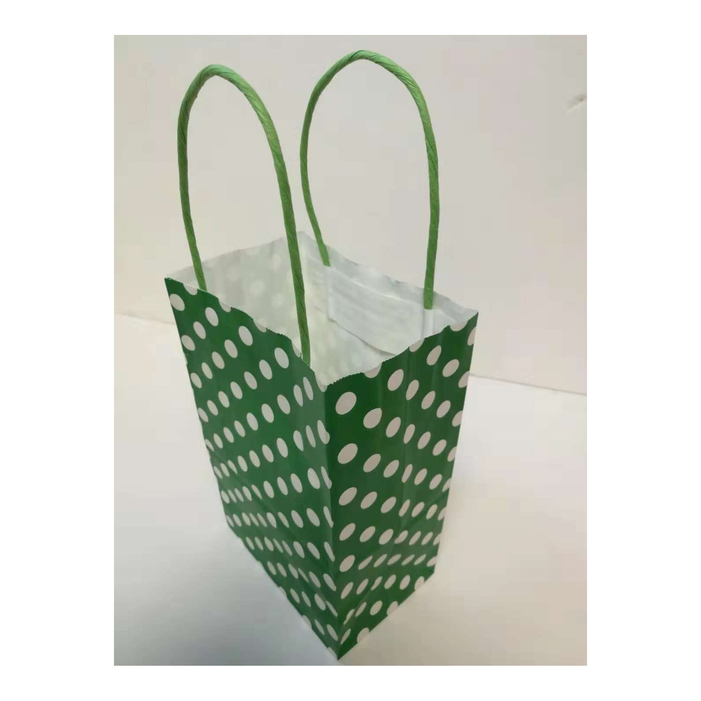Z-11 5" x 8"Craft Bag Polka Dots Emerald