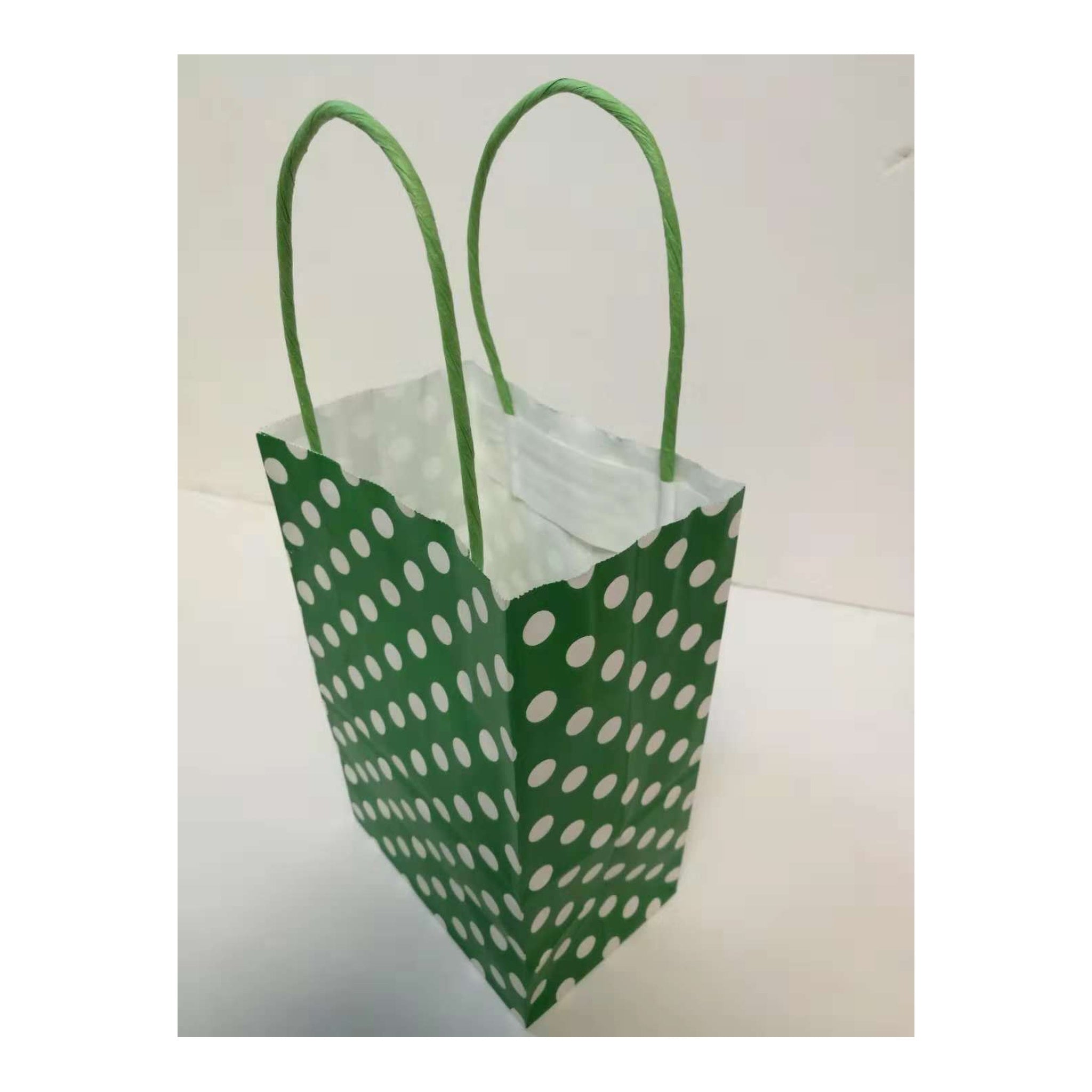 Z-11 5" x 8"Craft Bag Polka Dots Emerald
