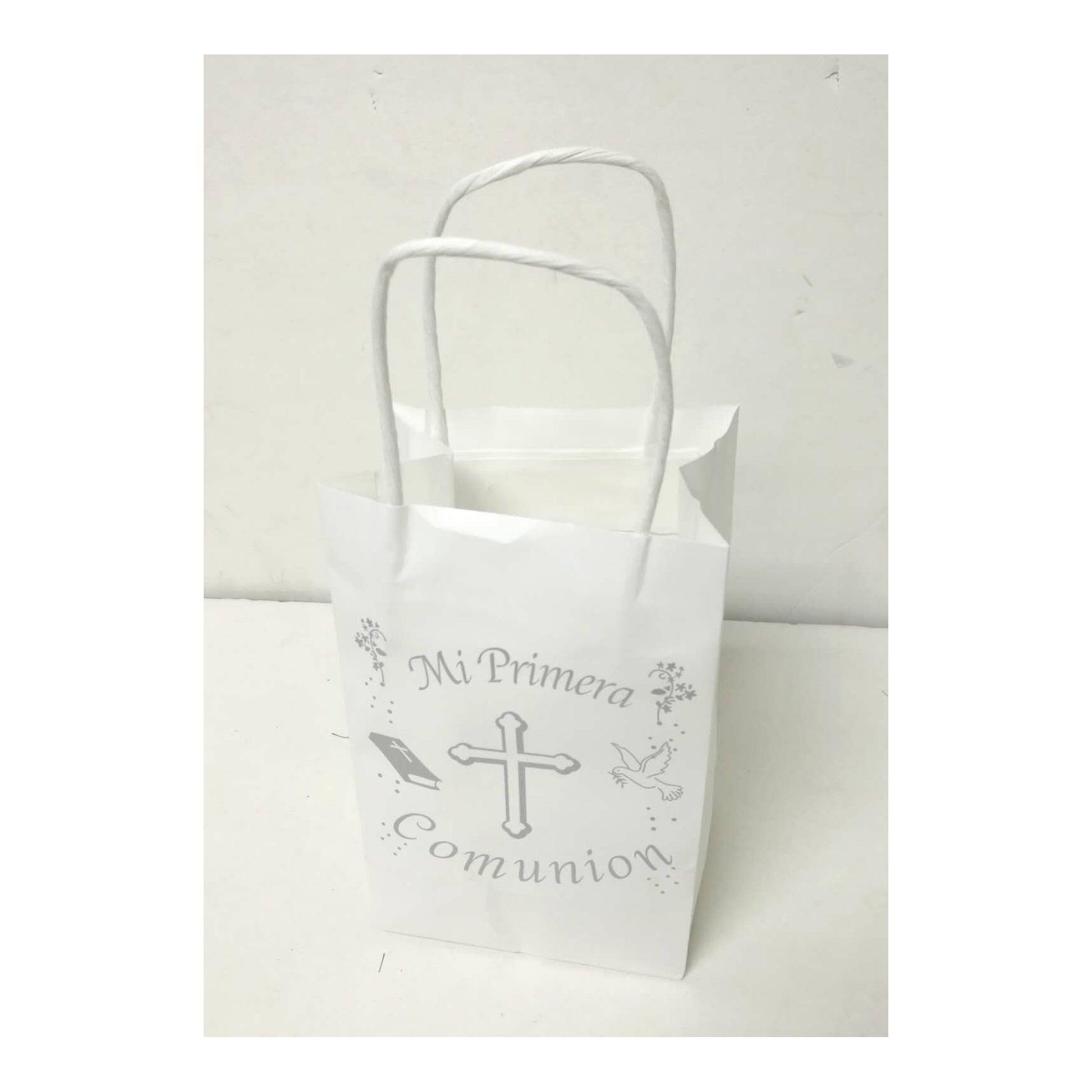 5" x 8"Kraft Bag Comunion Silver