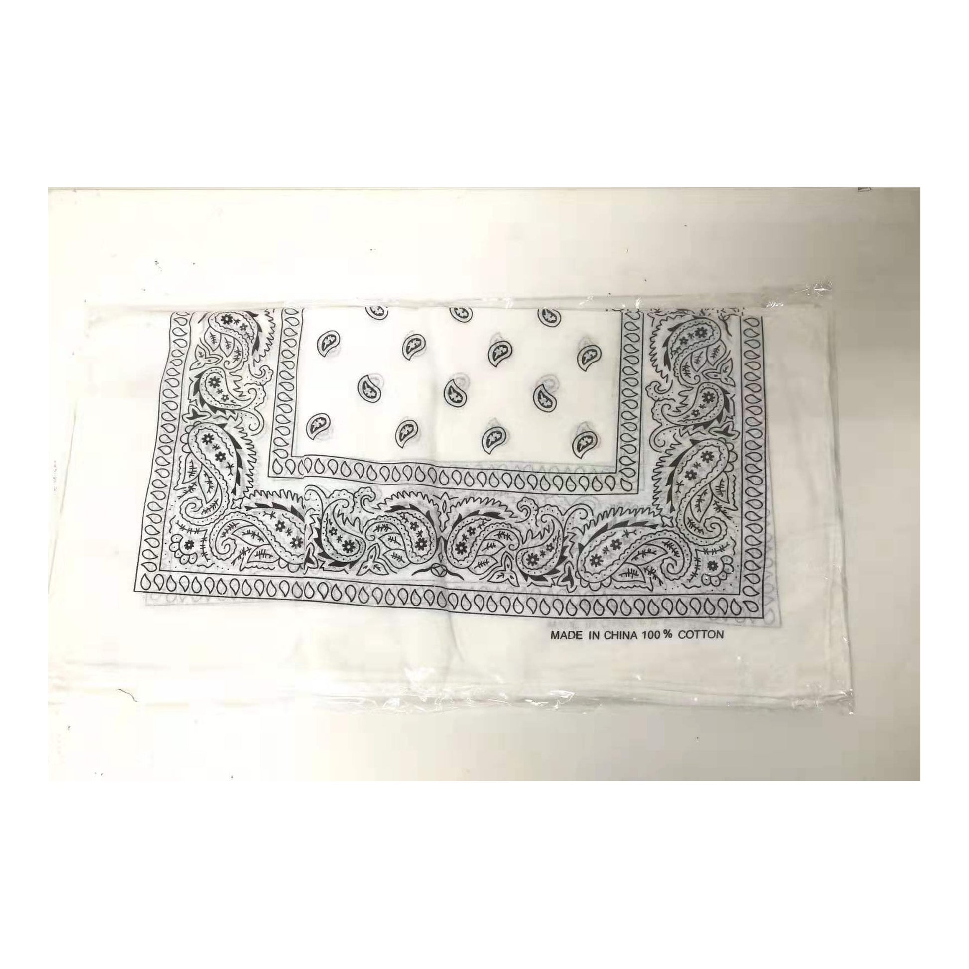 Bandana White 25Doz/Cs
