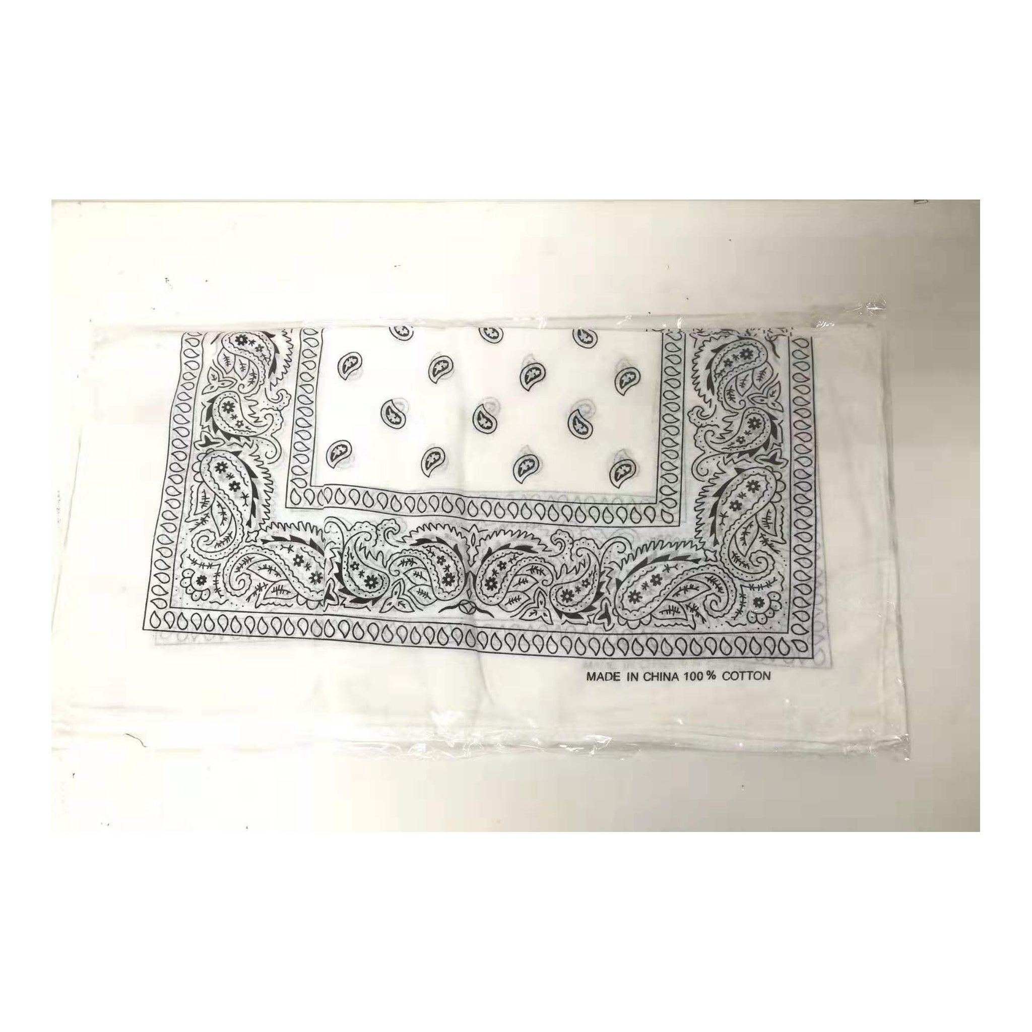 Bandana White 25Doz/Cs