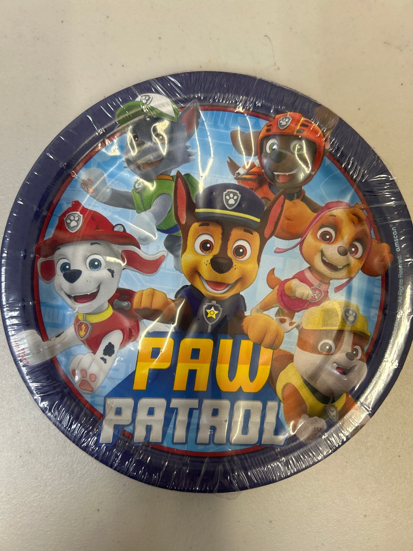 Paw Patrol 7" Plates