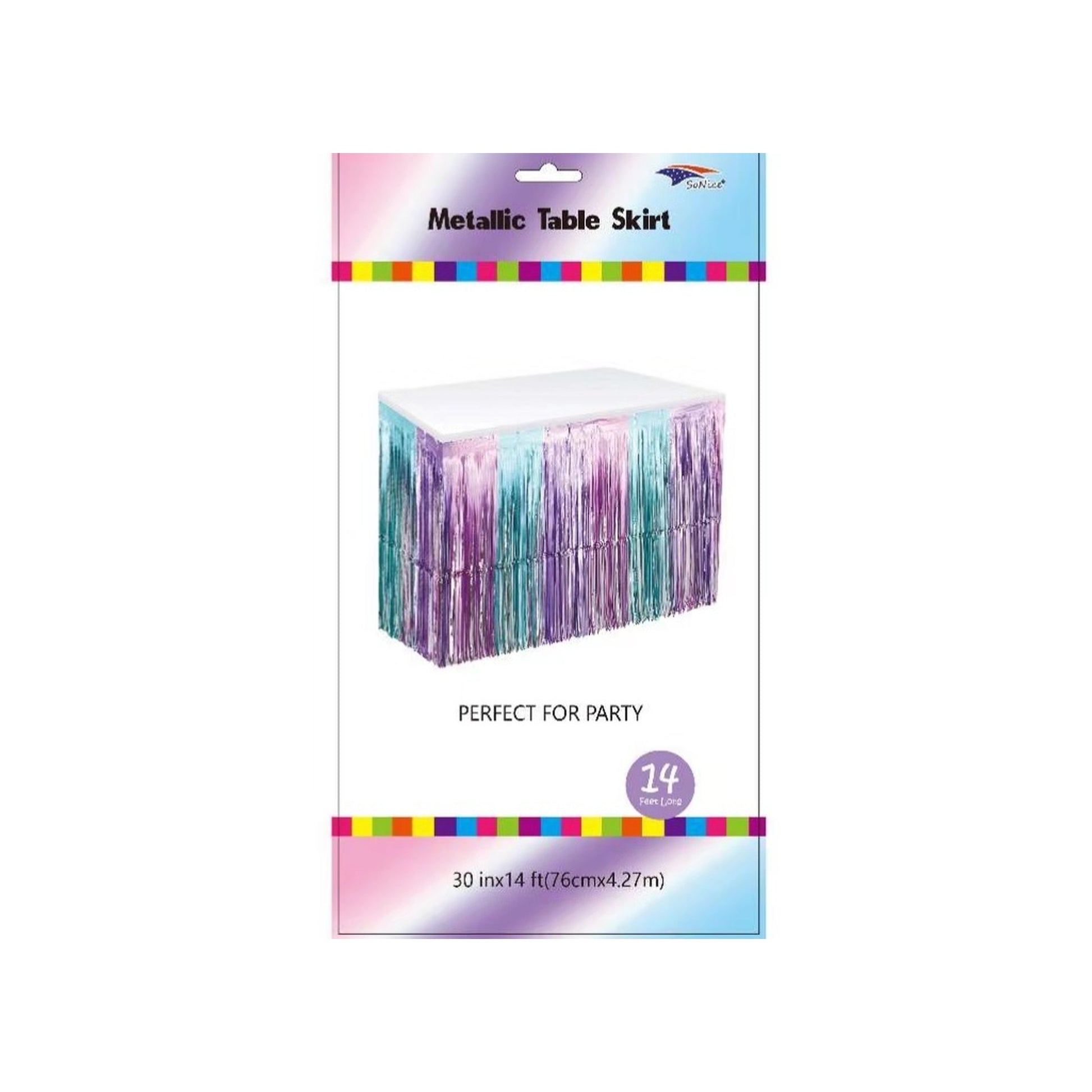 Foil Skirt Pastel