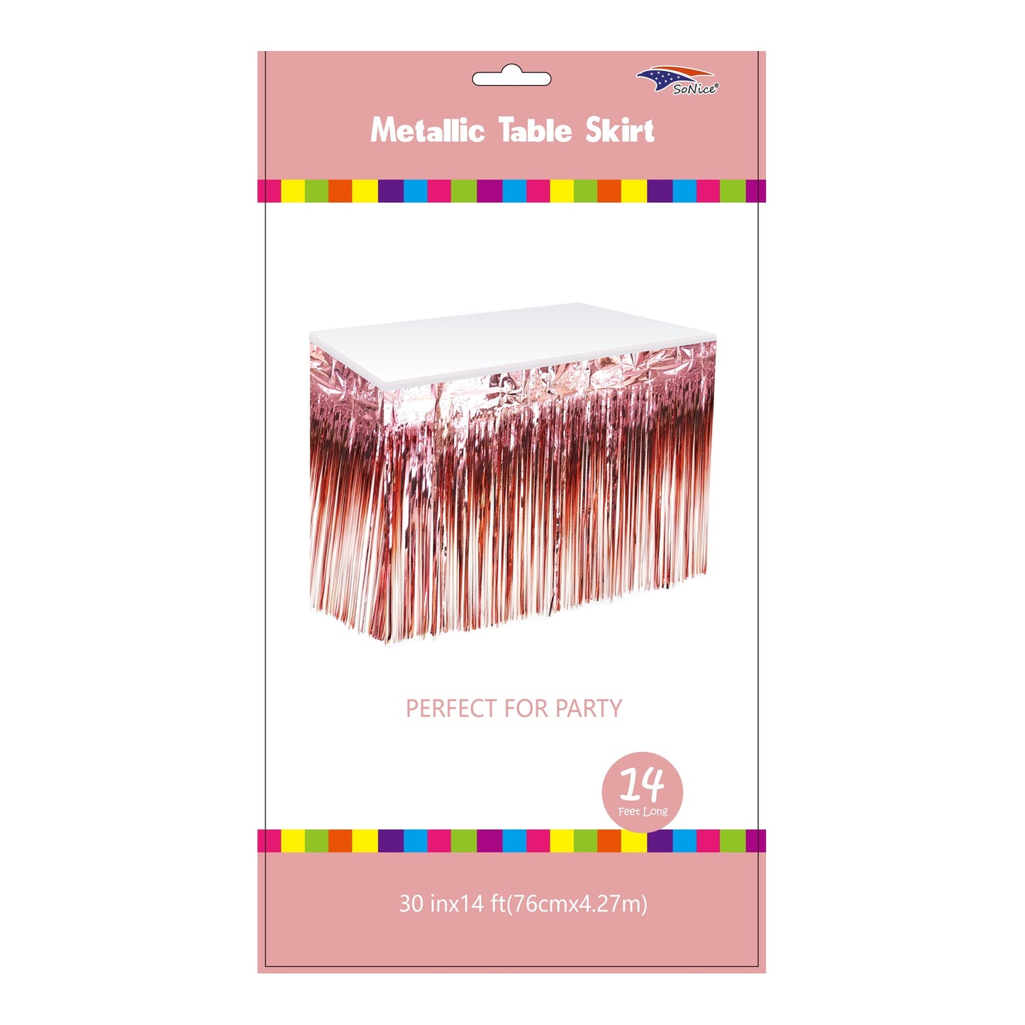 Foil Skirts Rose Gold 60Set/Cs