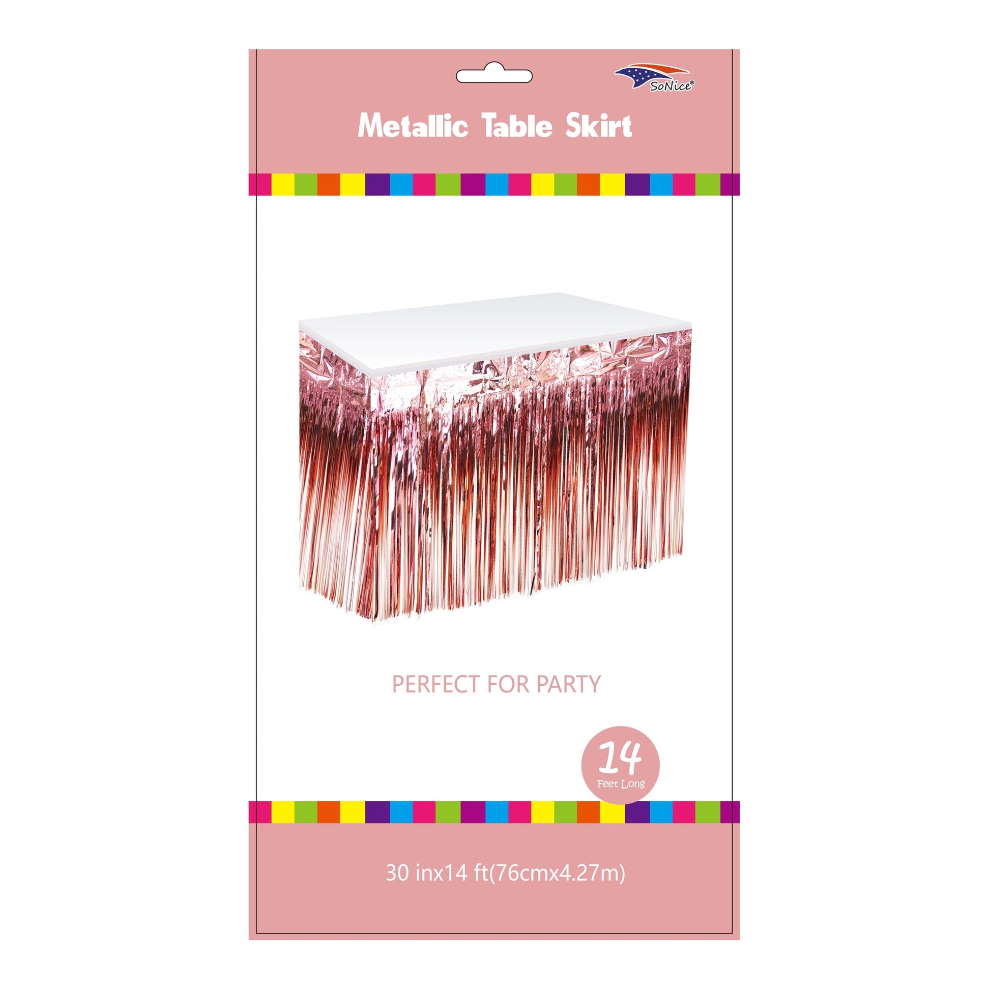Foil Skirts Rose Gold 60Set/Cs