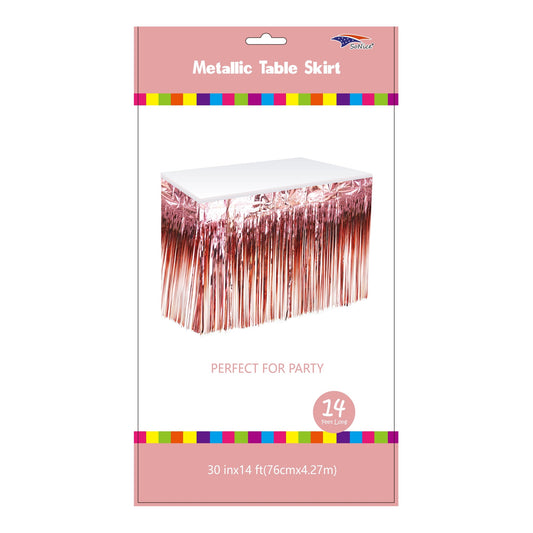 Foil Skirts Rose Gold 60Set/Cs