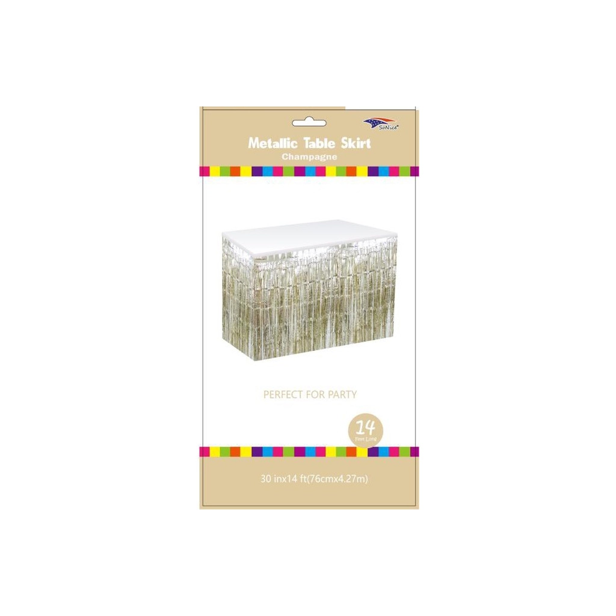 Table Skirt Champagne