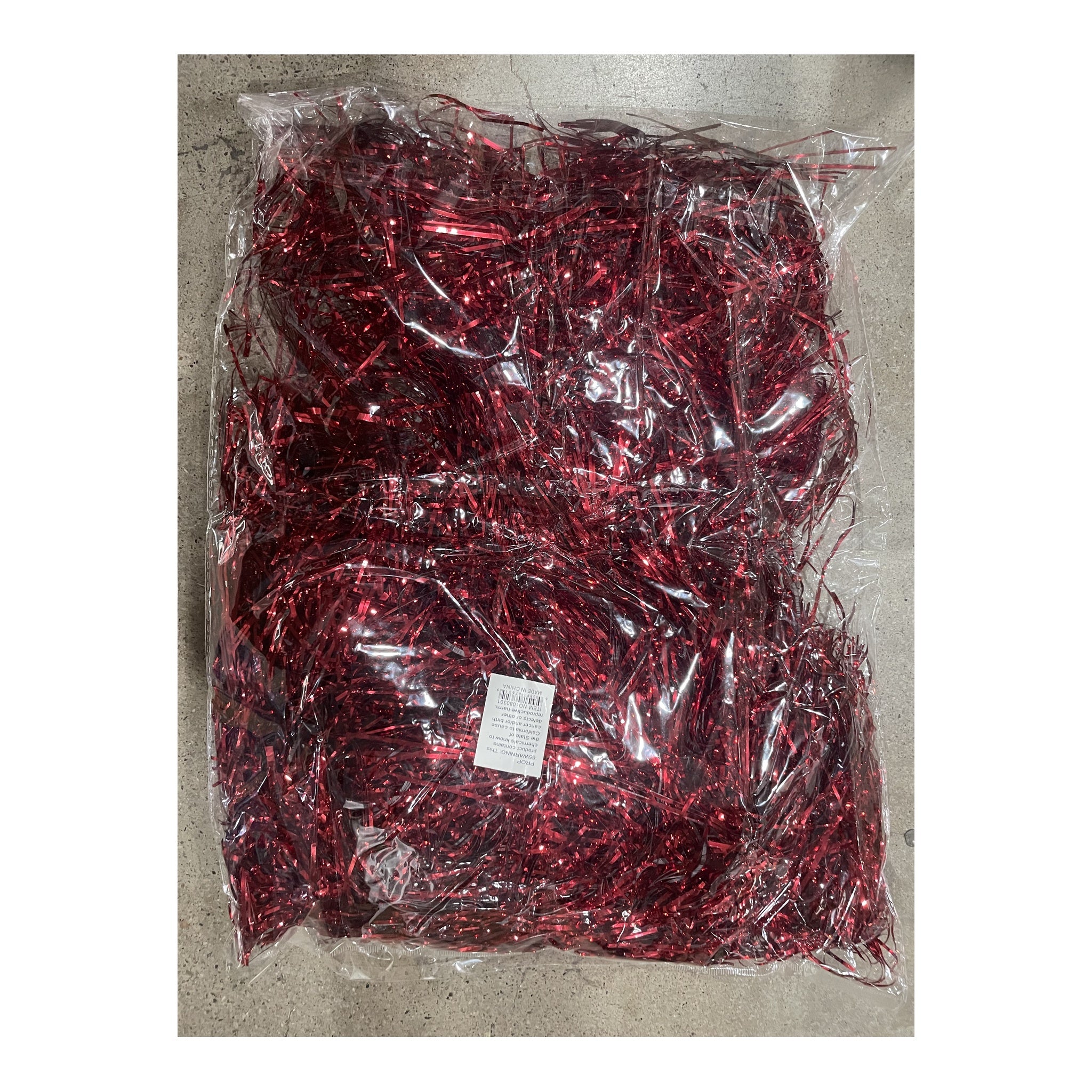 (c) Foil Shred Red