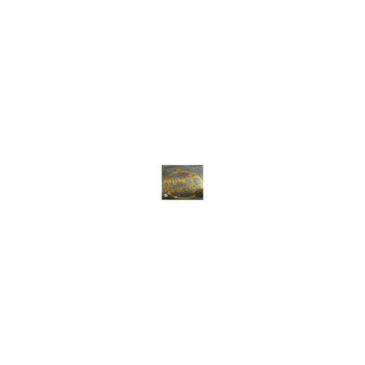 Acrylic Round Sign Bautizo Gold