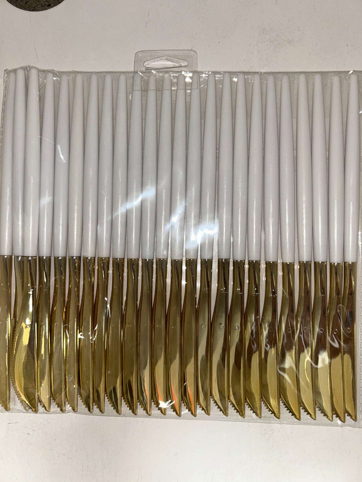 Fancy Knives Wht/Gld
