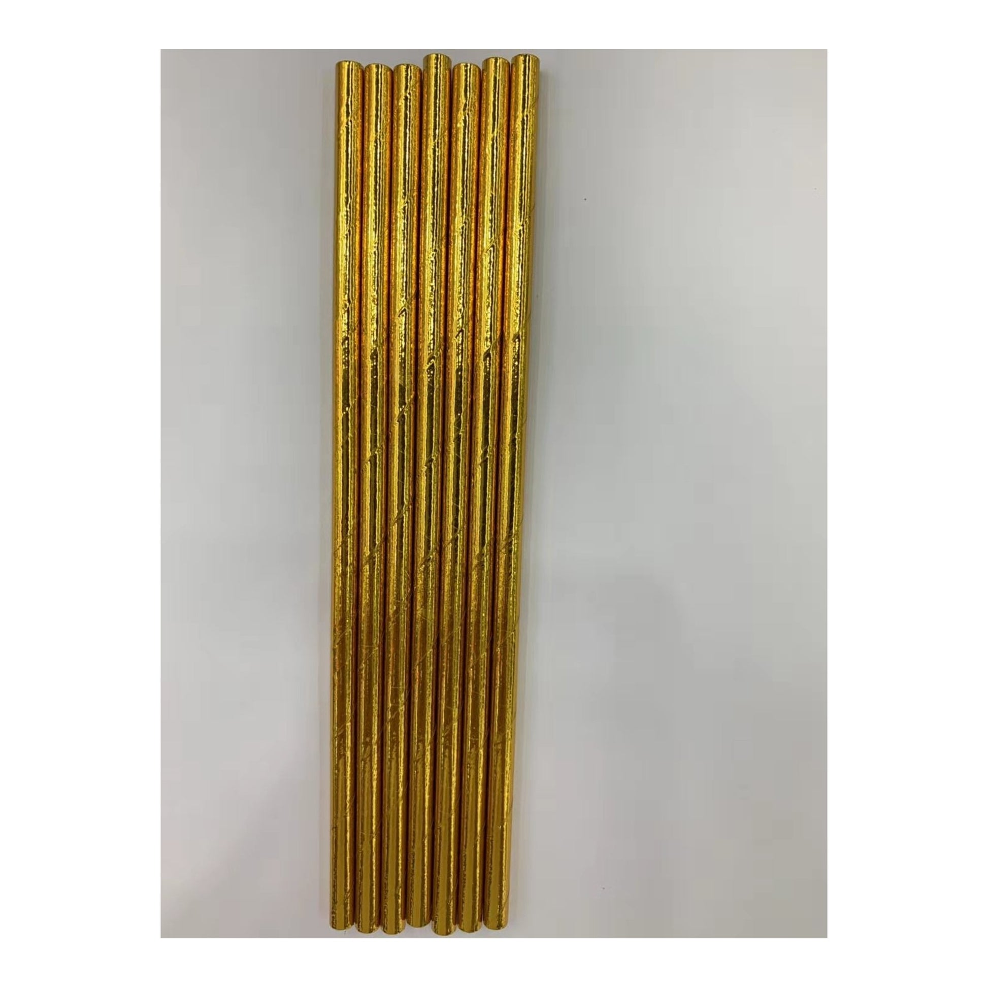 (c) Paper Straws Gold 12ct