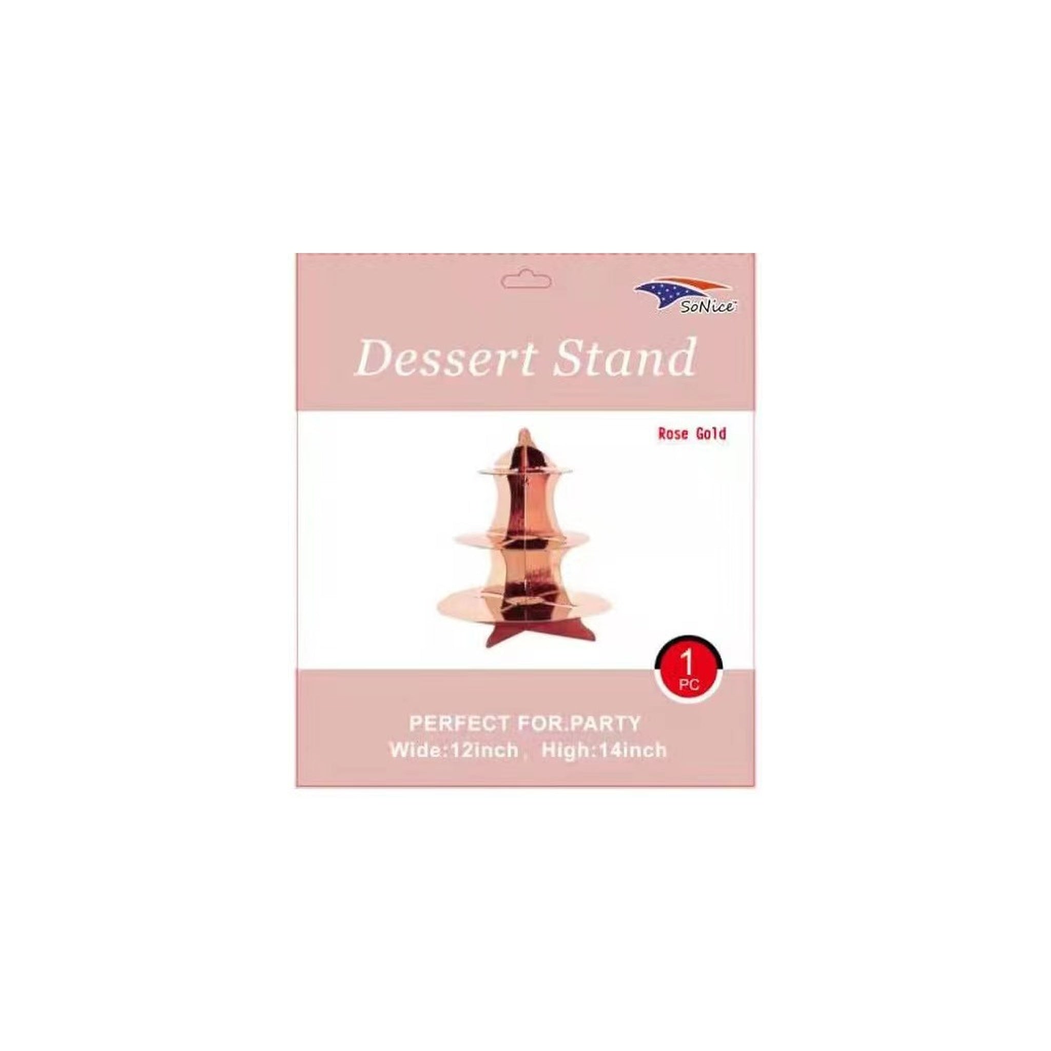 Dessert Stand Rose Gold 48/C12