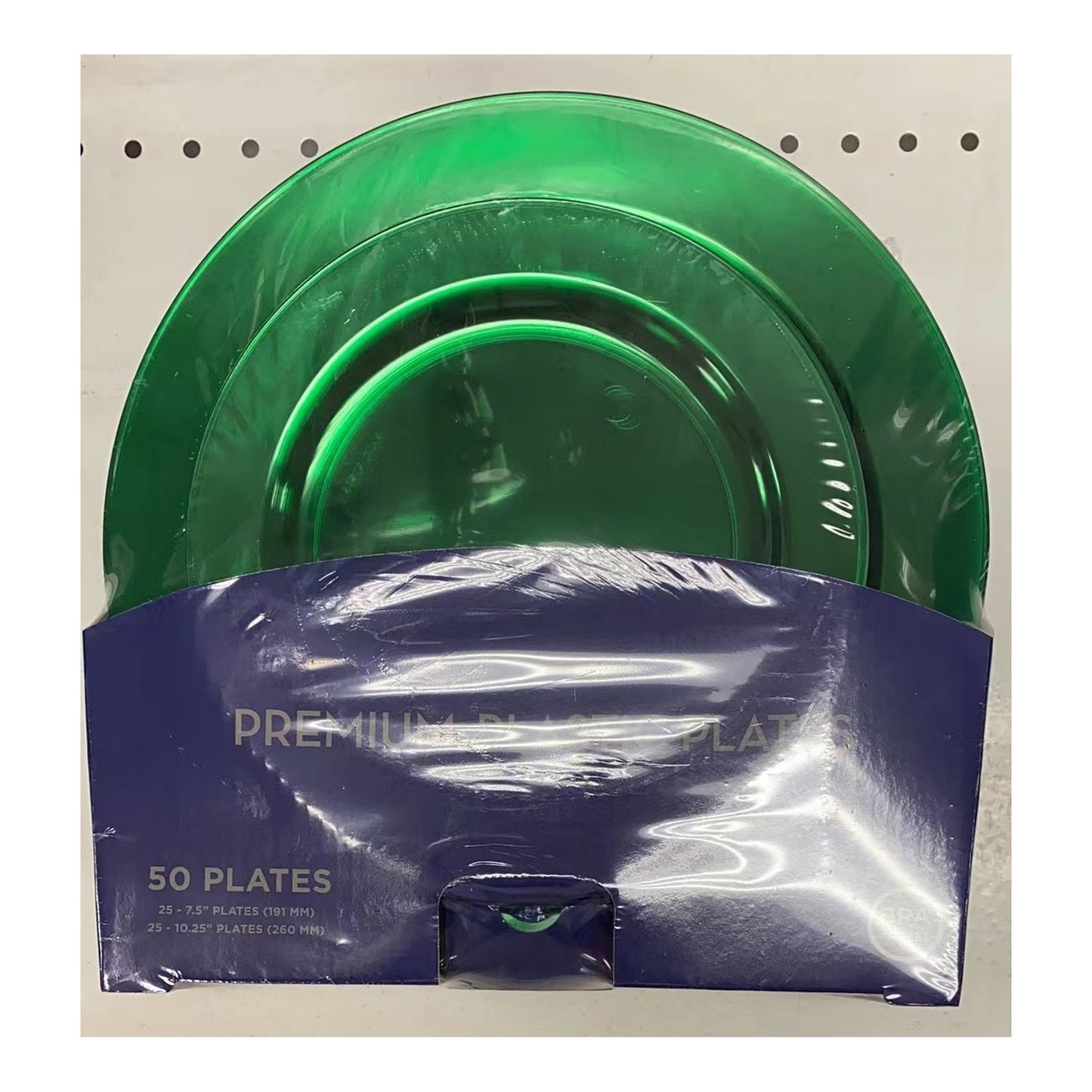 50 ct Plates Emrd 8Pk/Cs,
