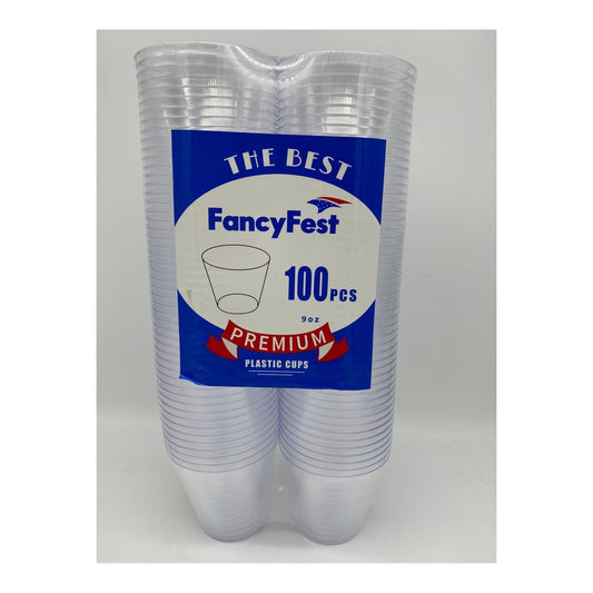 100 ct Clear Cups 9Oz 18Pk/Cs,