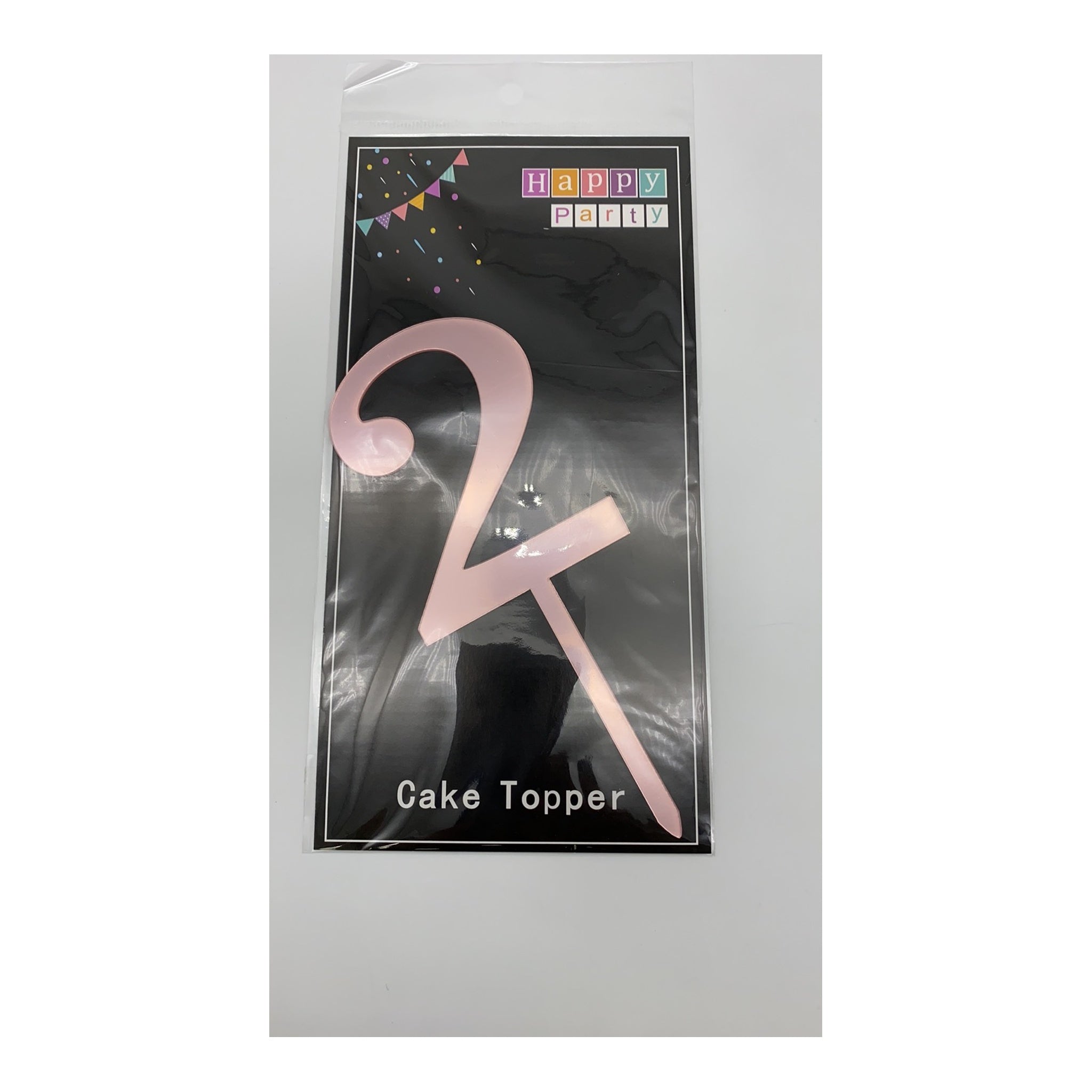 Cake Topper R/Gold #2 , Inner 20 pcs