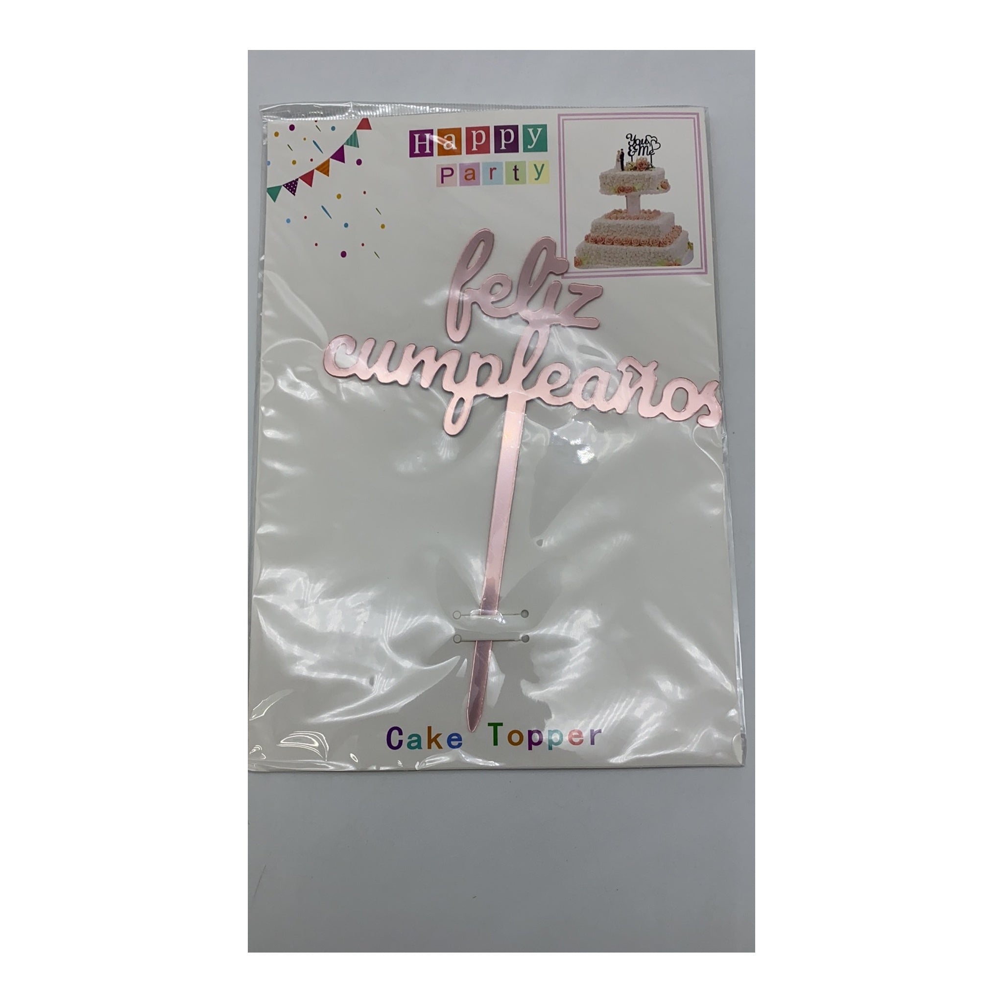 Topper F/Cumpleaños R/Gold 20 Inner
