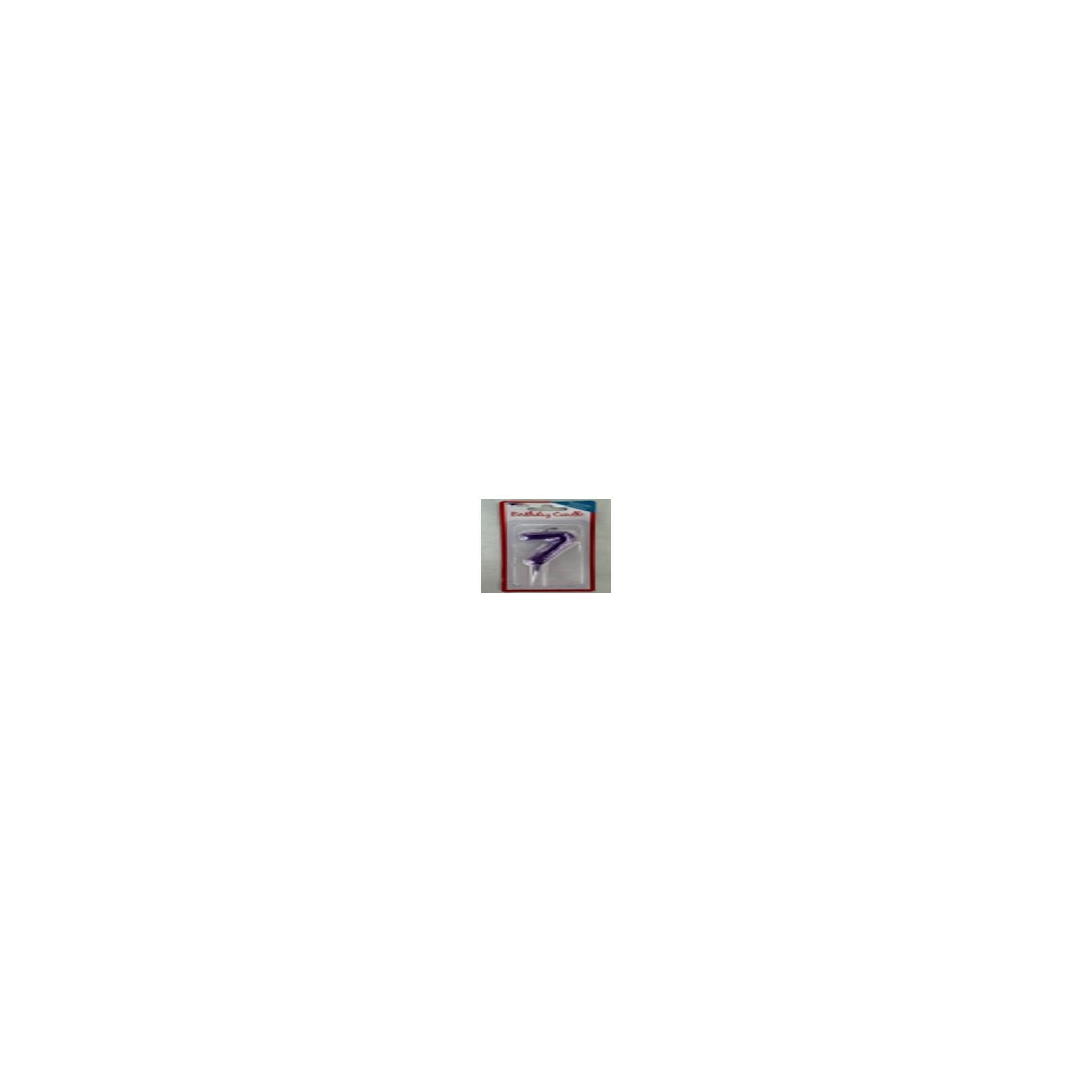 Number Candle Purple 7
