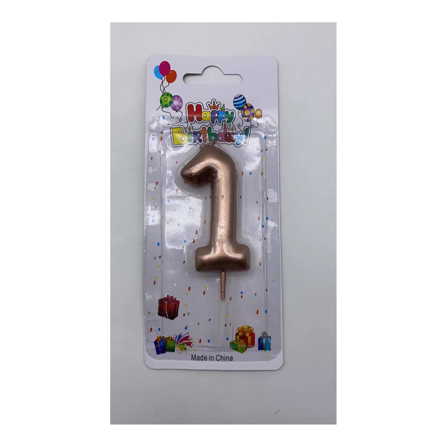 Birthday Candle Rose Gold 1
