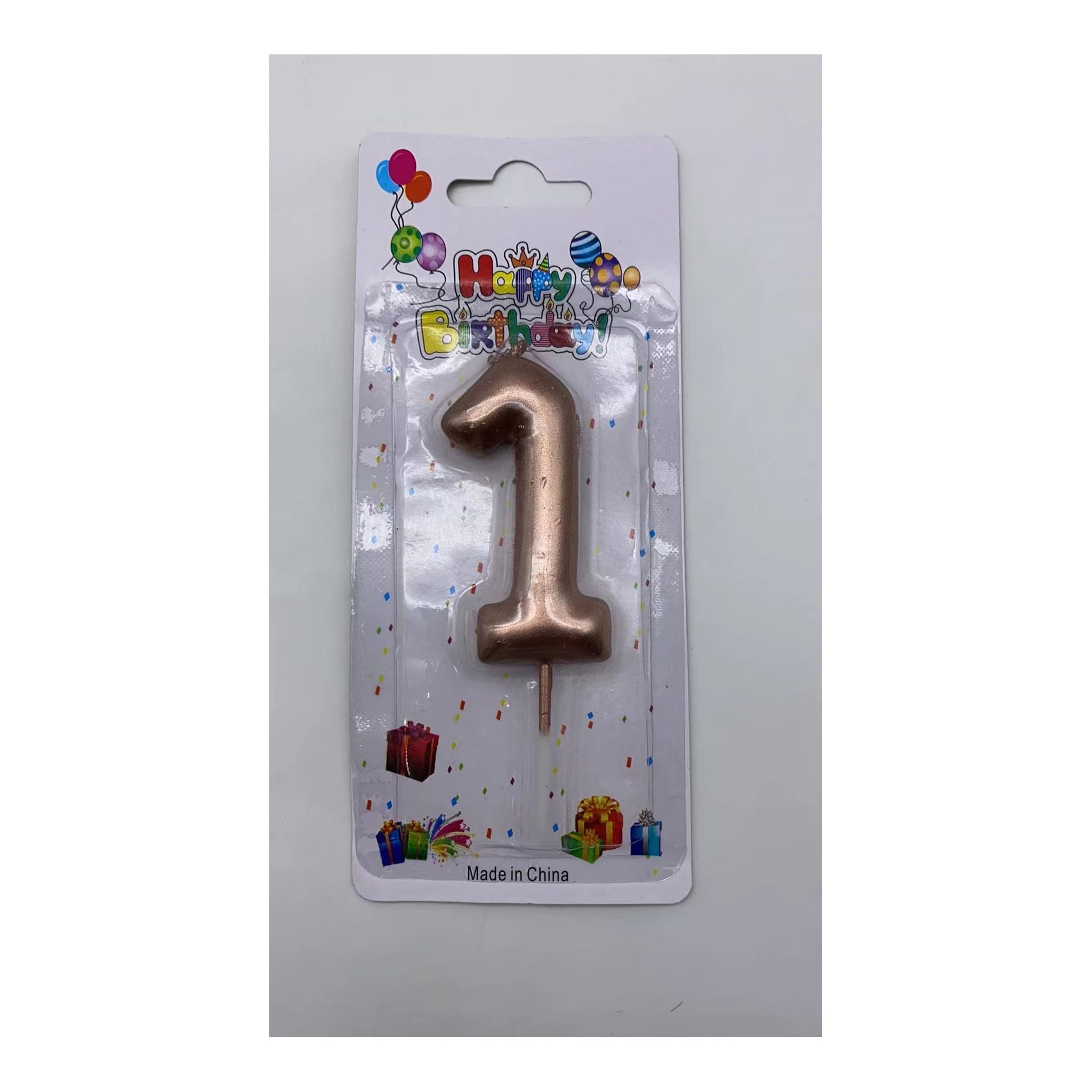 Birthday Candle Rose Gold 1