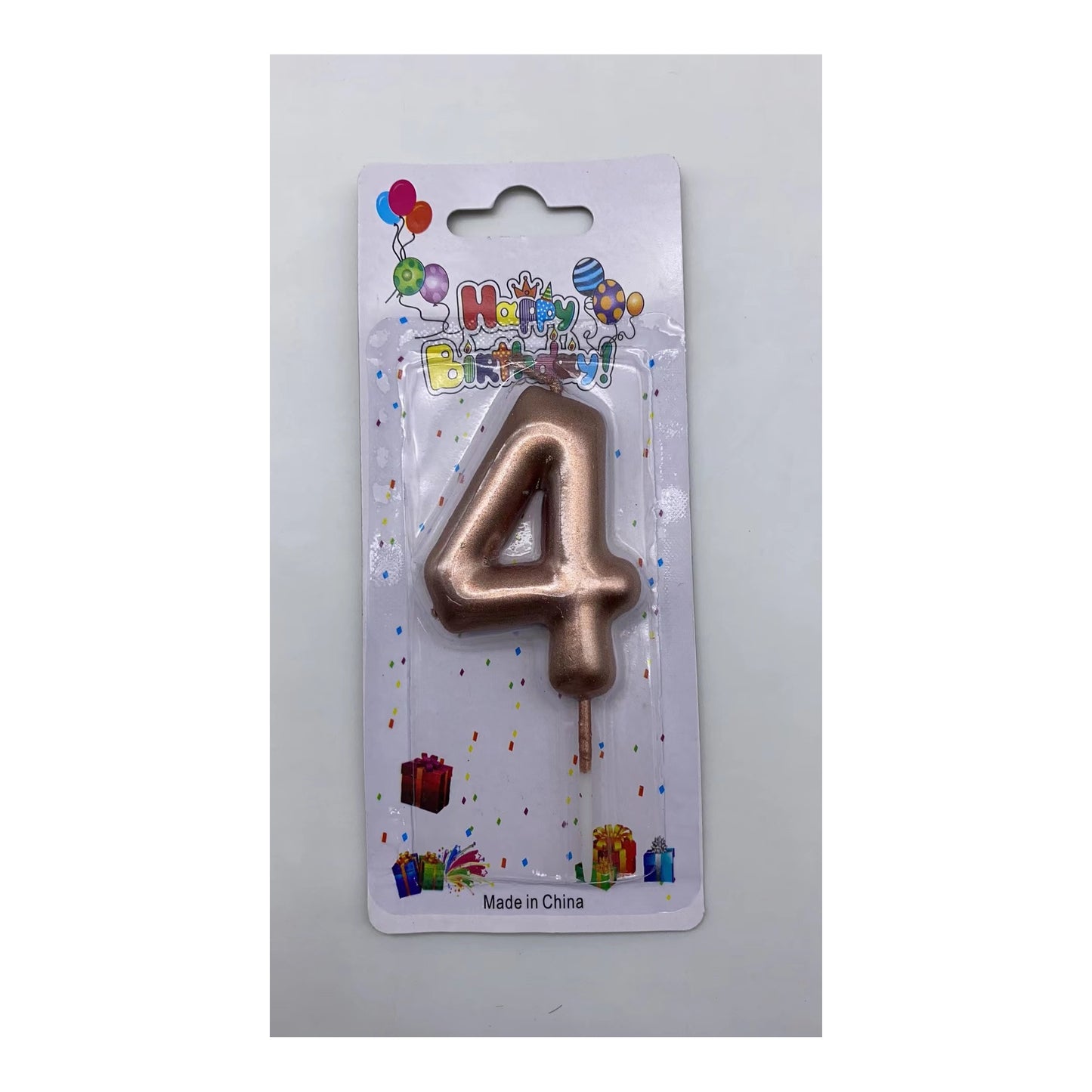 Birthday Candle Rose Gold 4