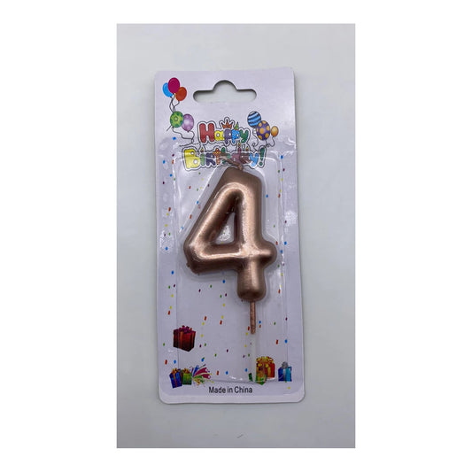 Birthday Candle Rose Gold 4