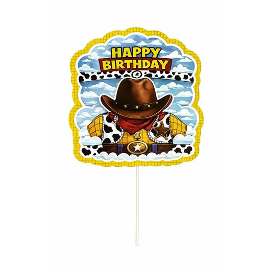 Playtime Adventure Happy Birthday cake topper