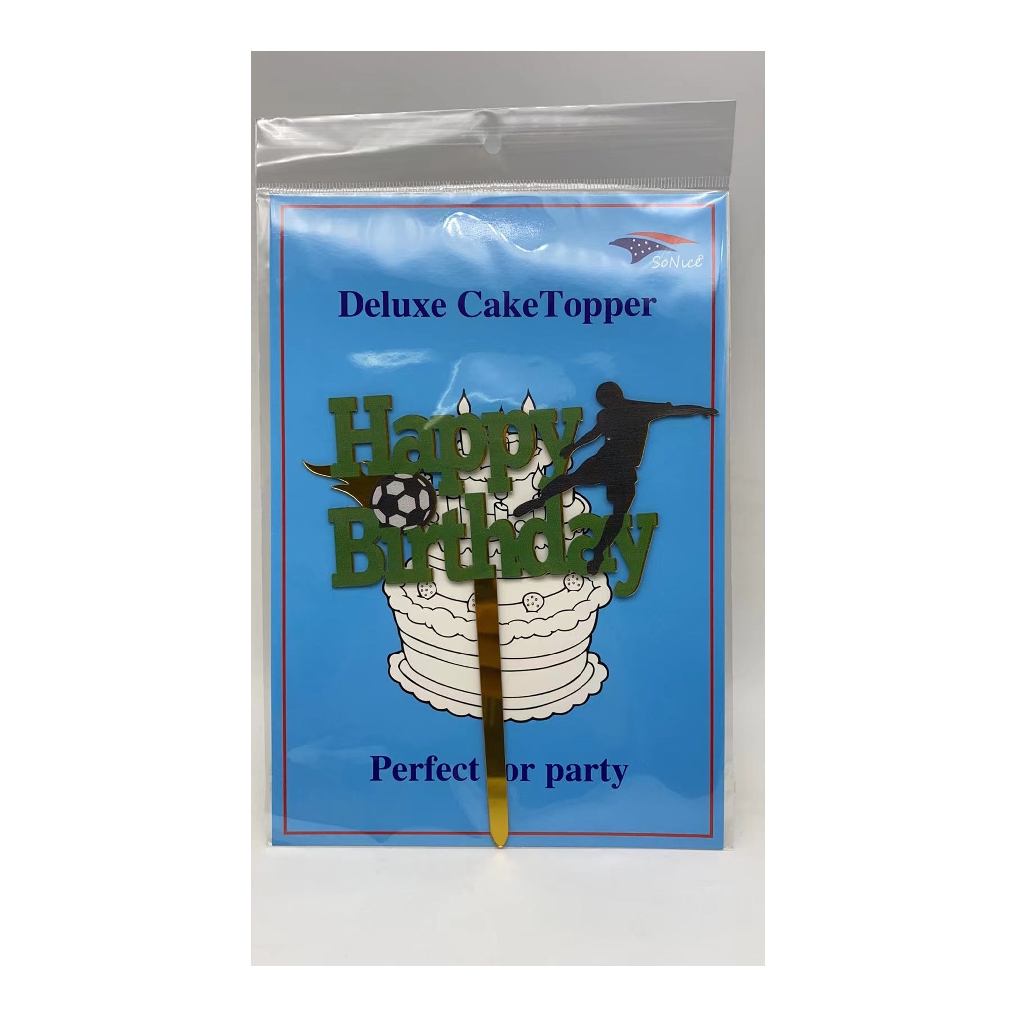 Cake Topper Soccer Inner 12 Pc