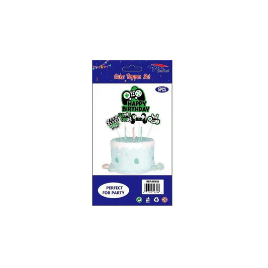 5 ct Cake Deor Kit Gamer 120Pk/Cs