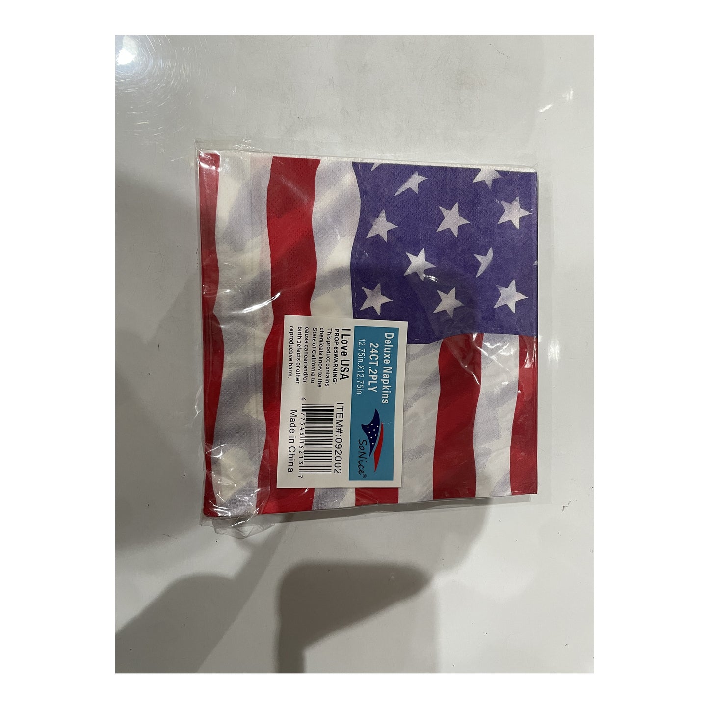 2Ply Napkins 24 ct USA 24Set/Cs