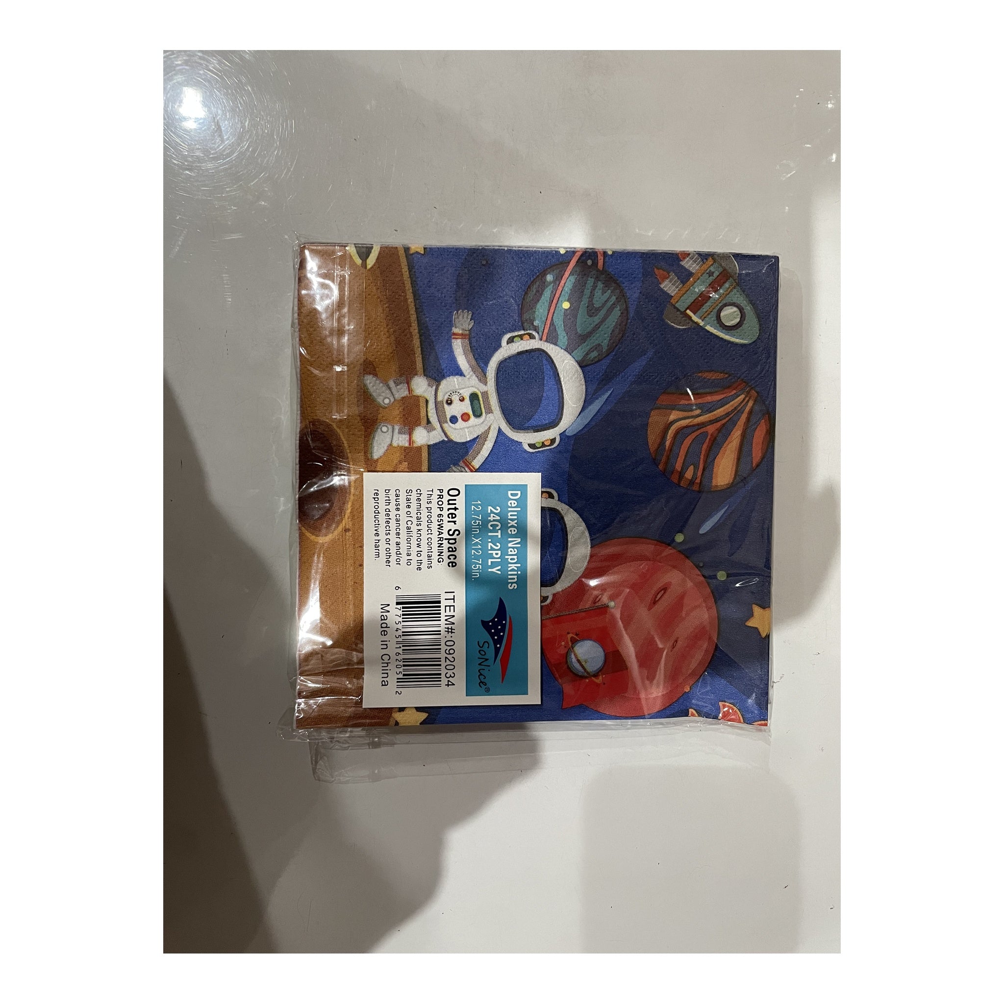 2Ply Napkins 24 ct Outer Space 24Set/Cs