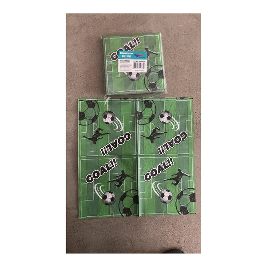 2Ply Napkin Soccer 24 ct 24Pk/Cs,