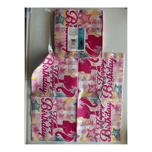 2Ply Napkins 24 ct Pretty Girl 24Pk/Cs