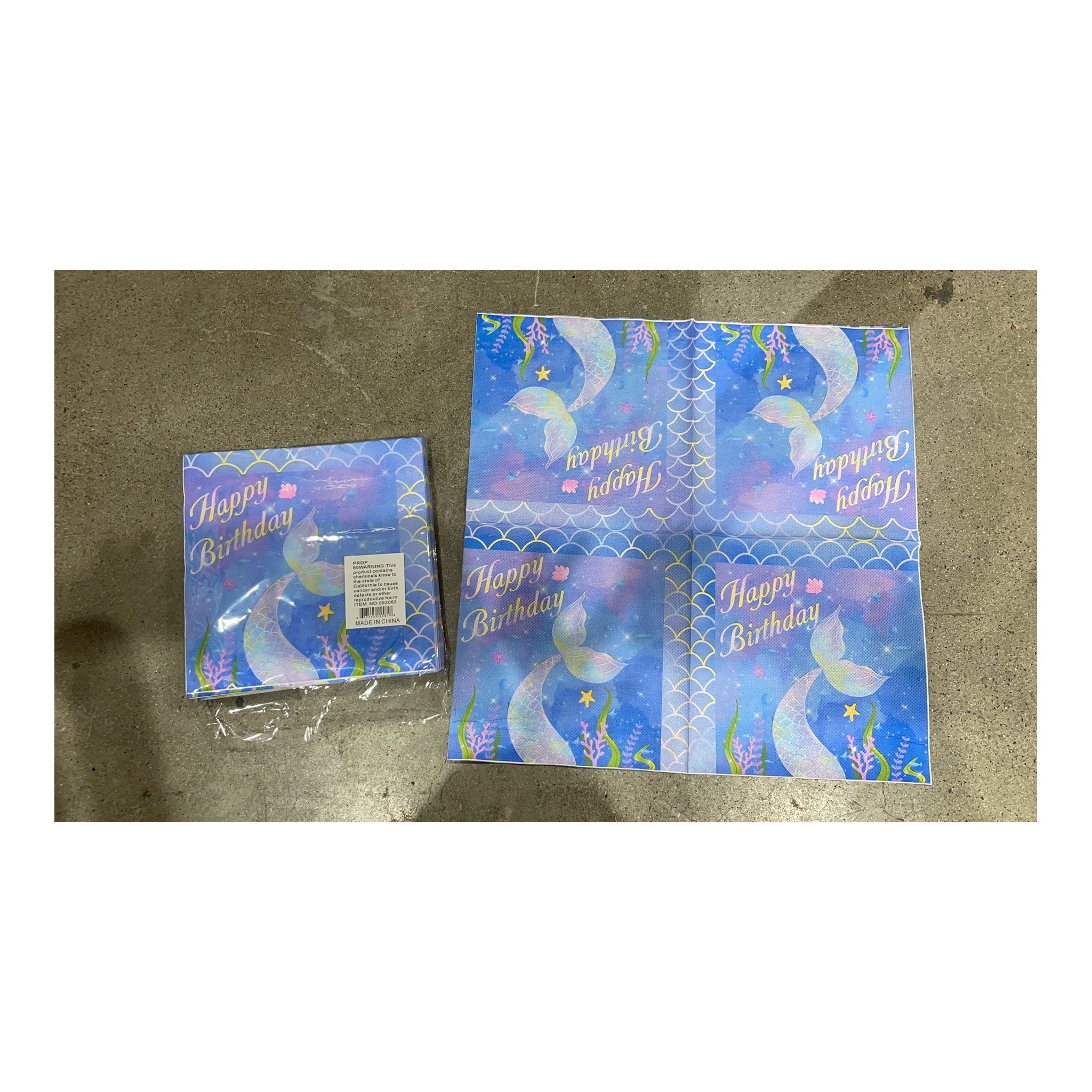 2 Ply Napkin 24 ct Mermaid 24Pk/Cs