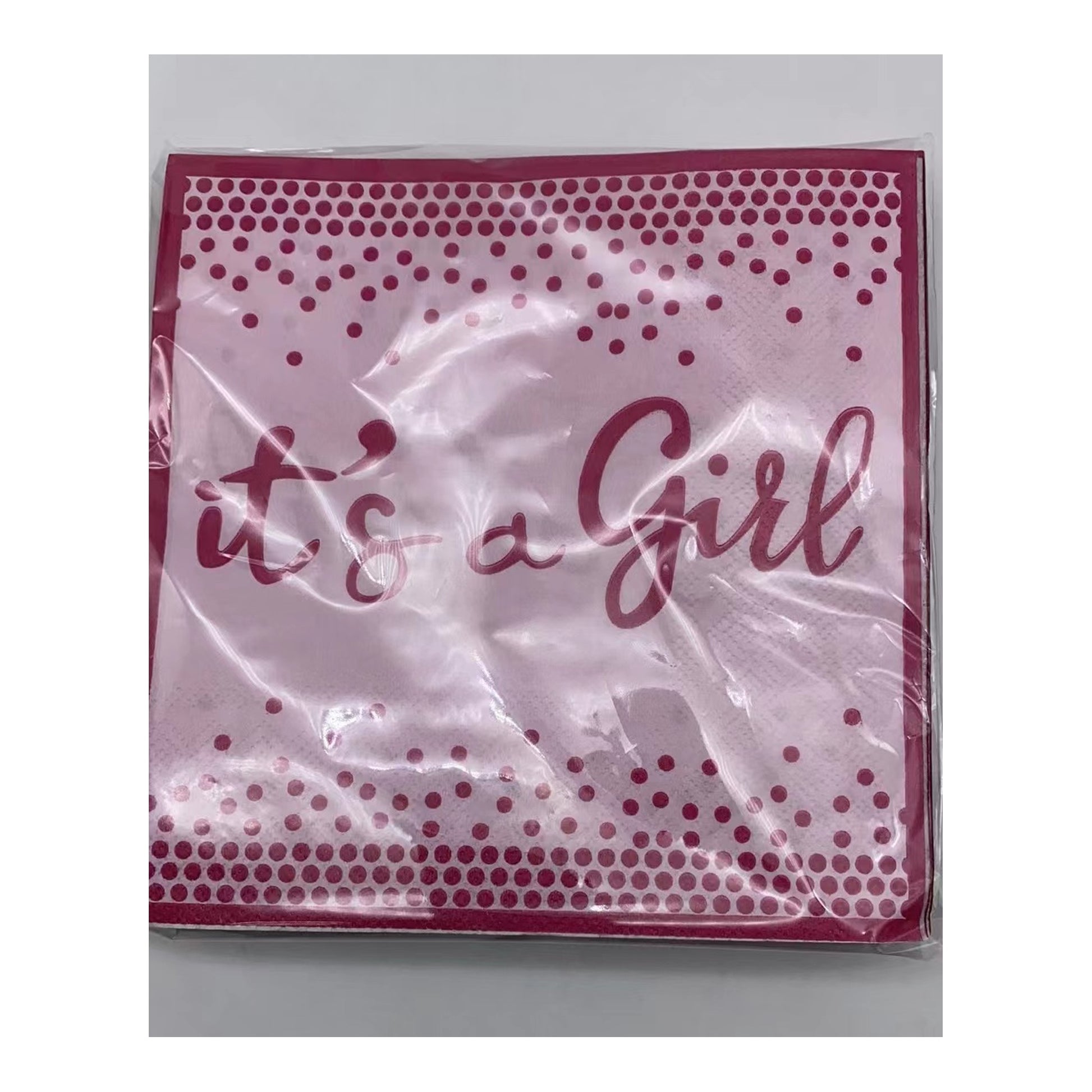 2 Ply Napkin It'S A Girl 24 ct 24Pk/Cs