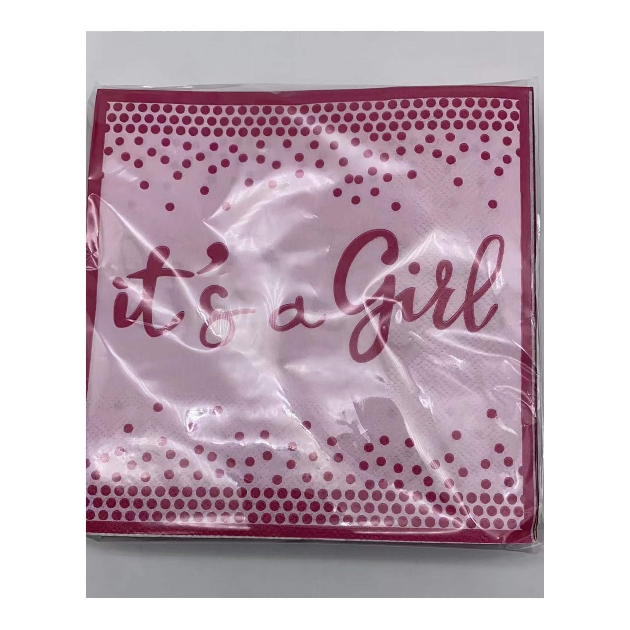 2 Ply Napkin It'S A Girl 24 ct 24Pk/Cs