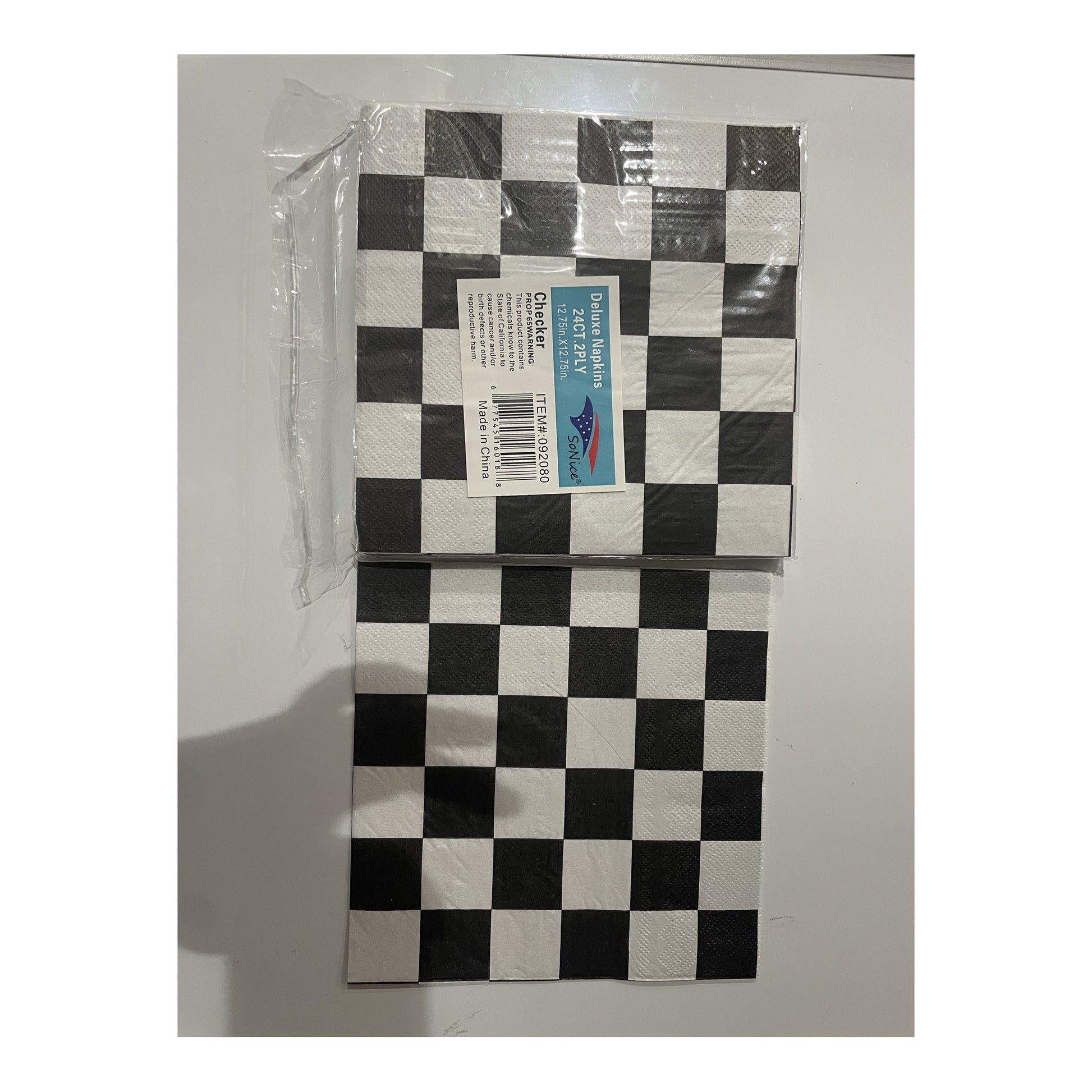 2Ply Npkns Checker 24 ct 24Pk/Cs